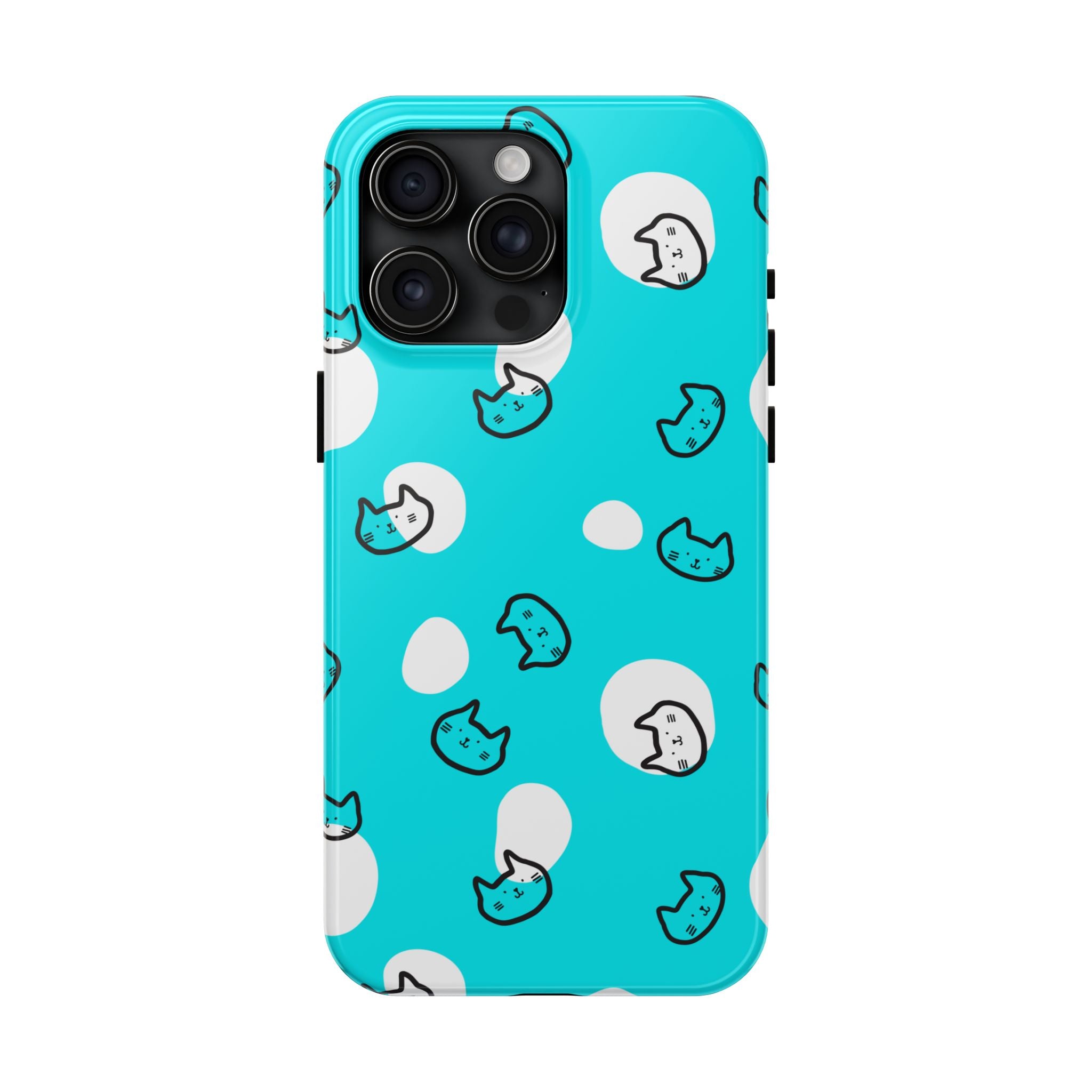 Cute Cat Pattern Cell Phone Case Tough Phone Cases
