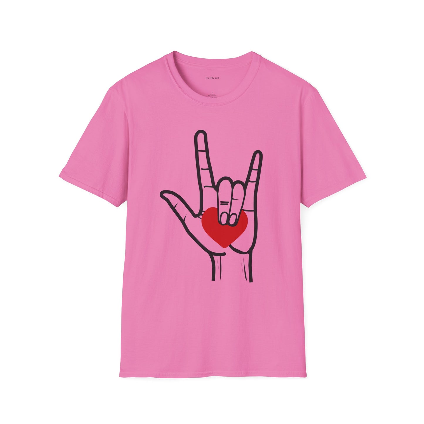 ASL Love  - Unisex Softstyle T-Shirt 100% Cotton Graphic