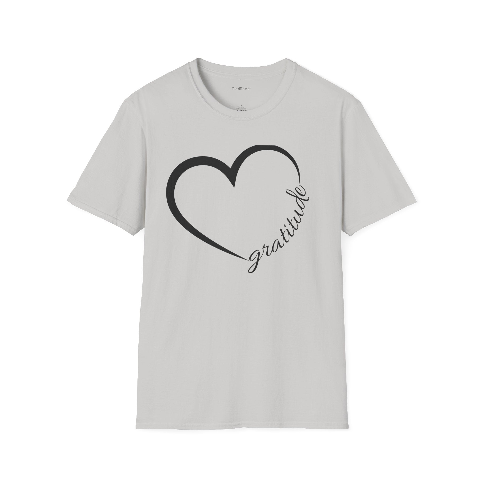 Gratitude Unisex Softstyle T-Shirt 100% Cotton Graphic