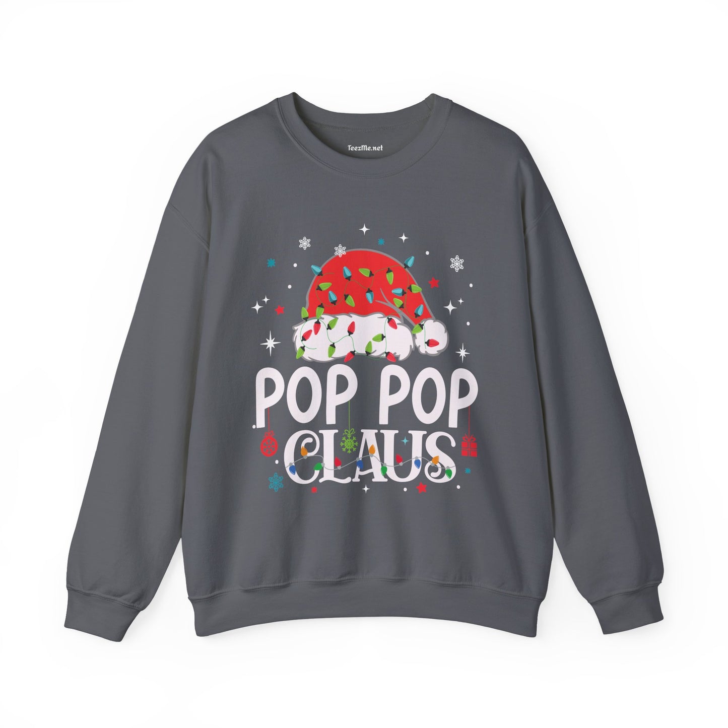 Christmas Pop Pop Unisex Heavy Blend™ Crewneck Sweatshirt