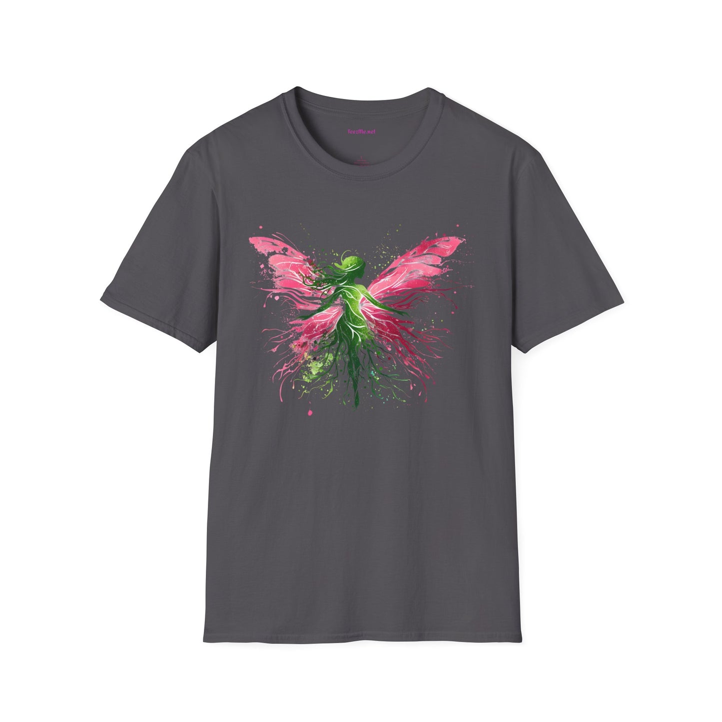 Fairy Garden 02 Unisex SoftStyle T-Shirt 100% Cotton Graphic