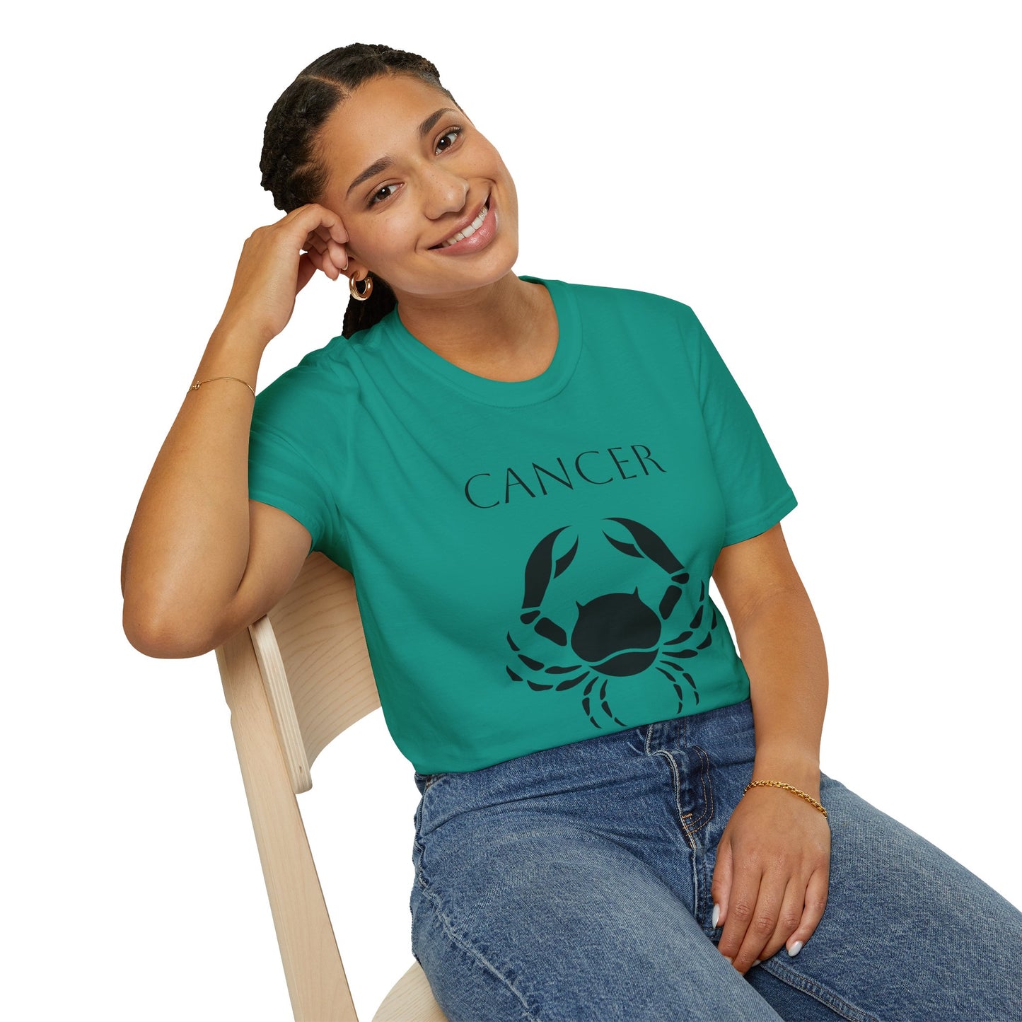 CANCER - Unisex Softstyle T-Shirt 100% Cotton Graphic