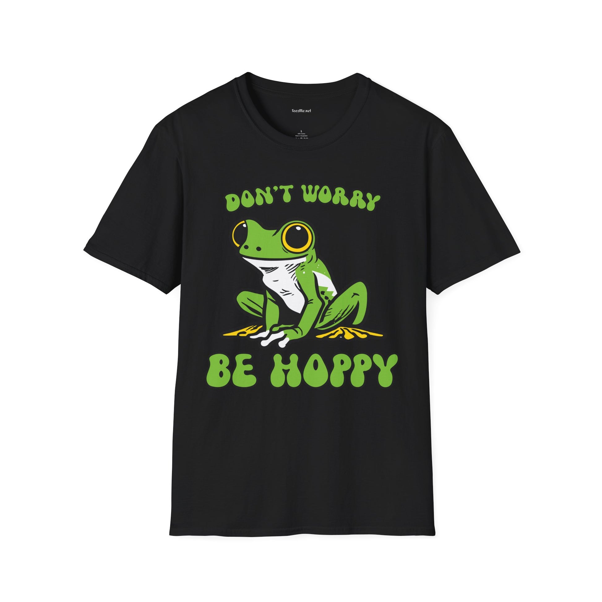 Don't Worry Be Hoppy Unisex Softstyle T-Shirt 100% Cotton Graphic
