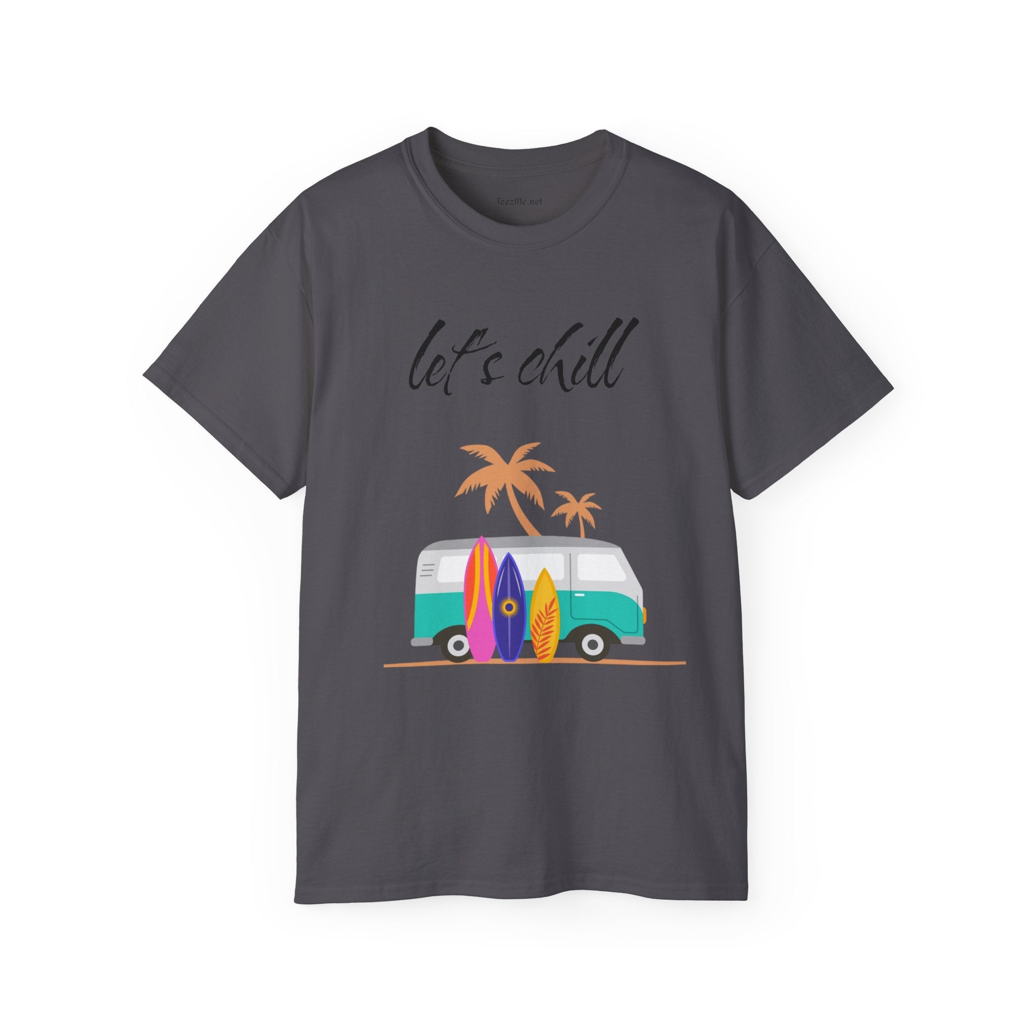 Let's chill - Unisex Ultra Cotton Tee 100% Cotton Graphic