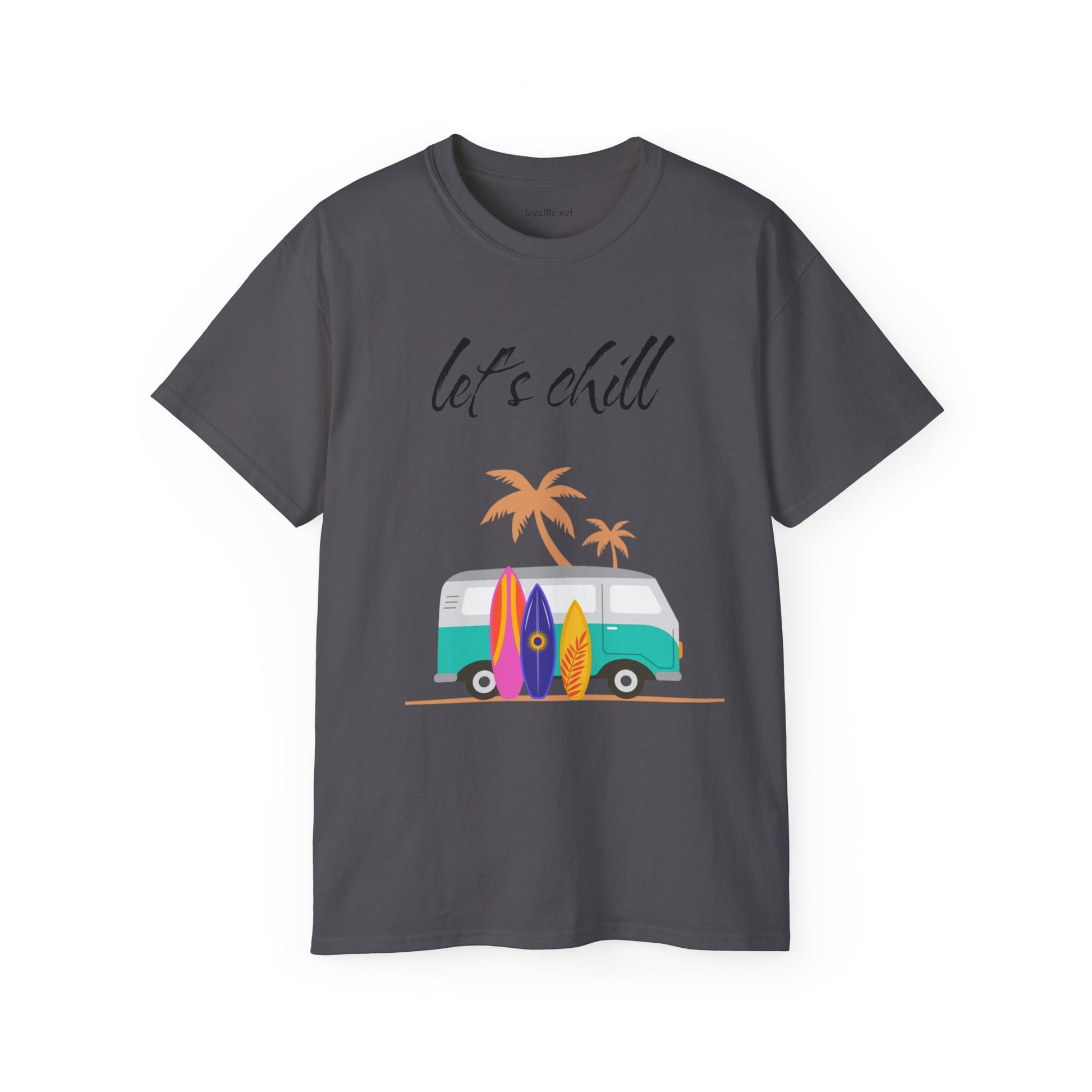 Let's chill - Unisex Ultra Cotton Tee 100% Cotton Graphic