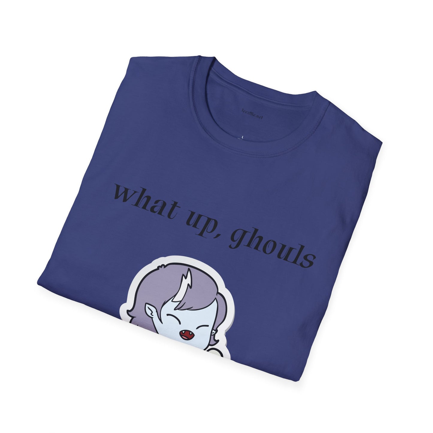 What up, ghouls - Unisex Softstyle T-Shirt 100% Cotton Graphic