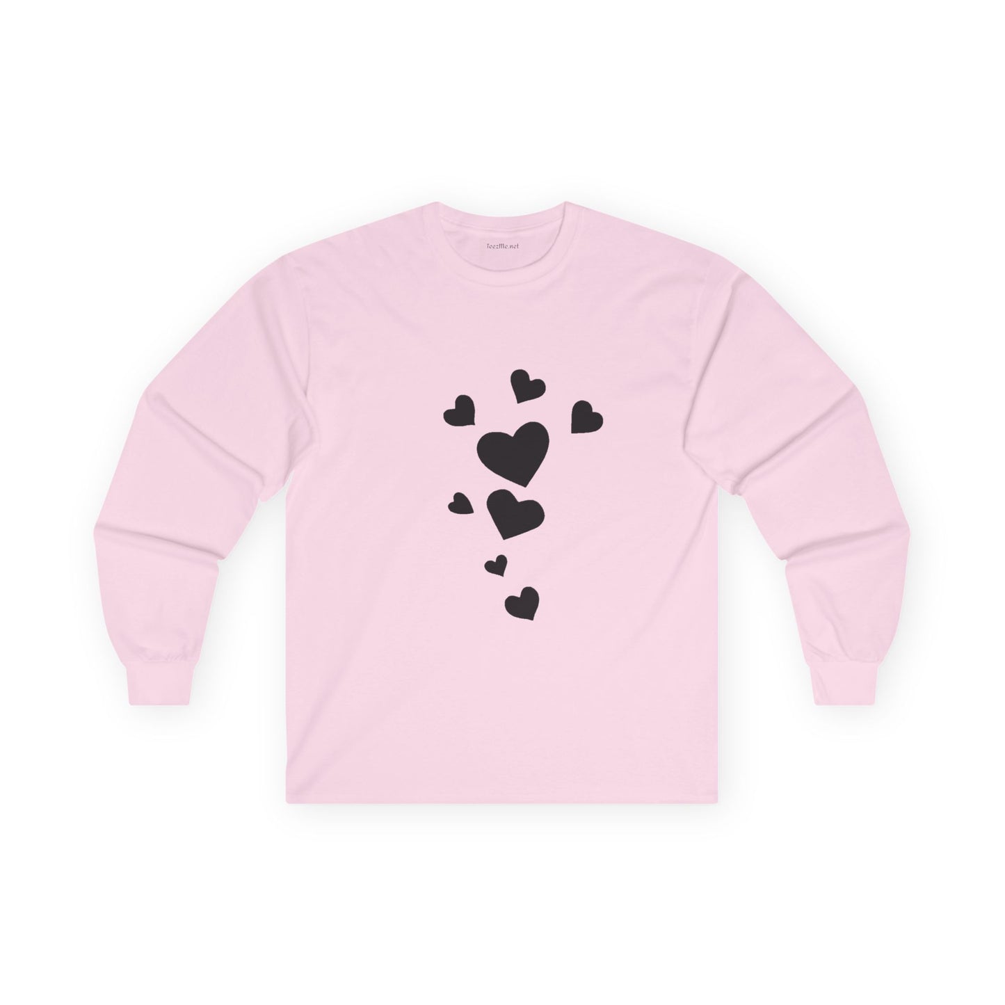 Black Hearts - Ultra Cotton Long Sleeve Tee