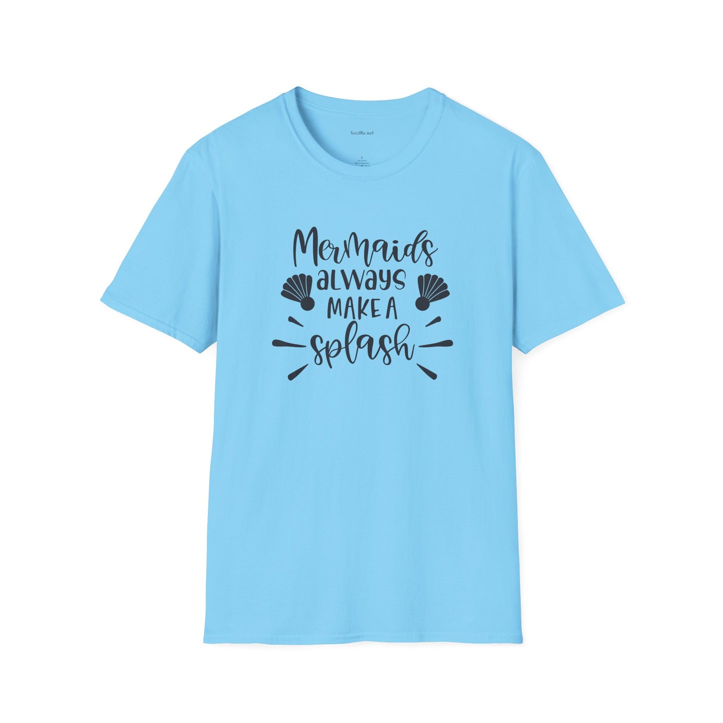 Mermaids make a splash - Unisex Softstyle T-Shirt 100% Cotton Graphic