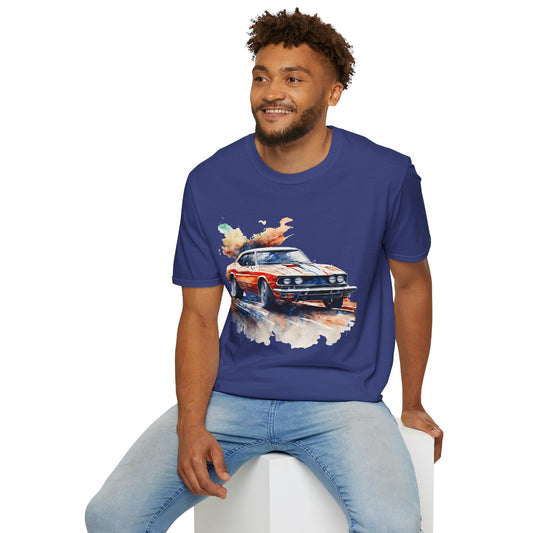 Muscle Car - Unisex Softstyle T-Shirt 100% Cotton Graphic