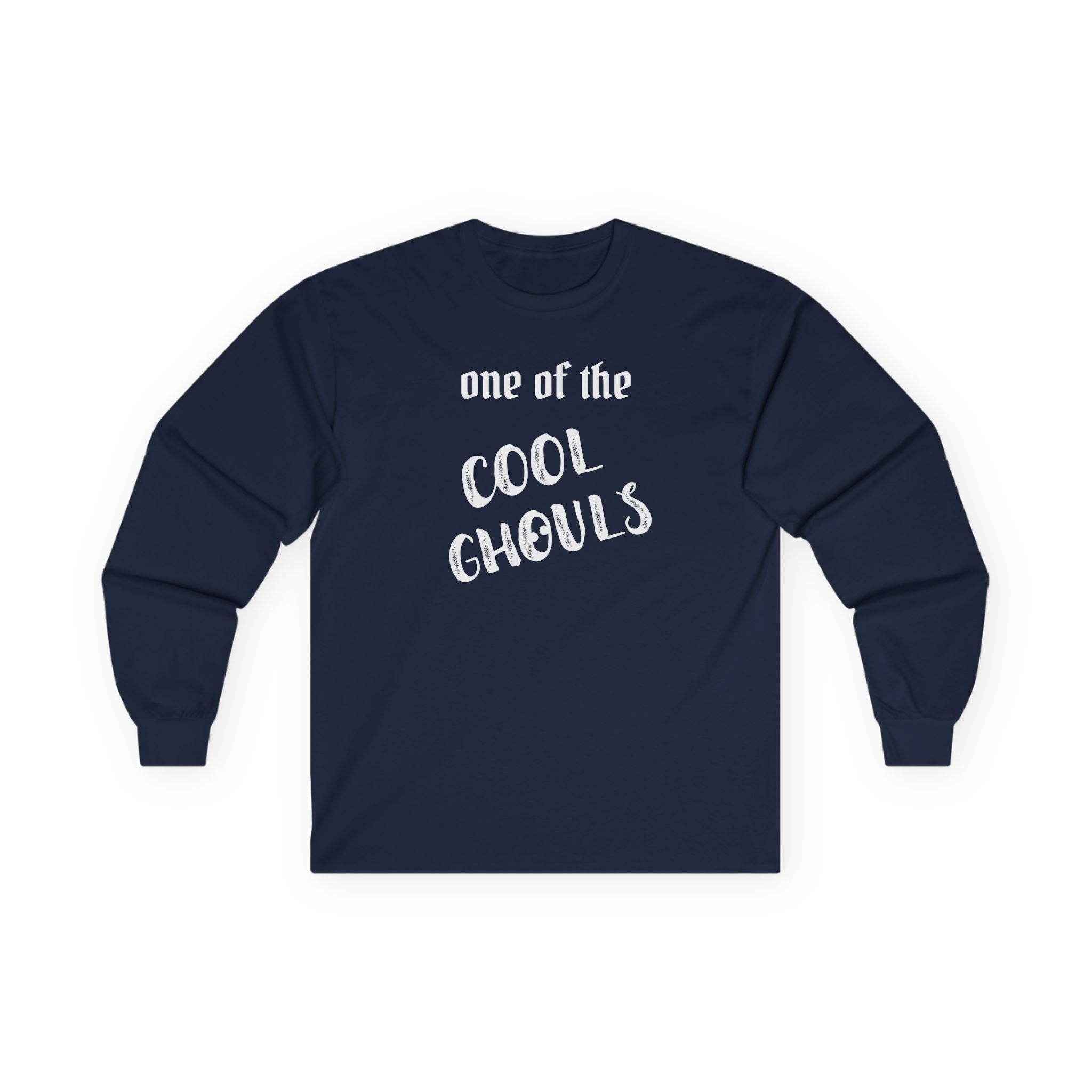 one of the Cool Ghouls Unisex Ultra Cotton Long Sleeve Tee