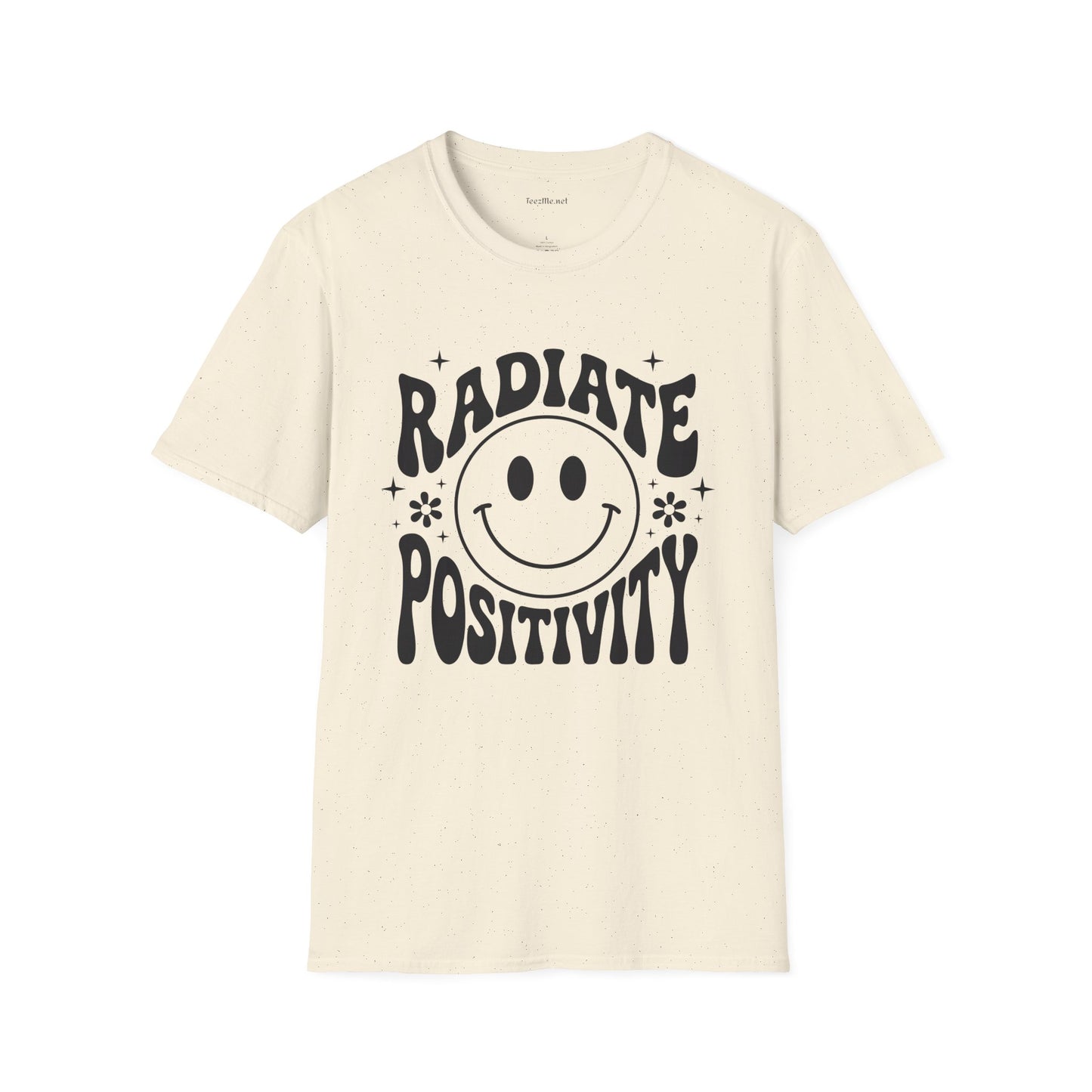 Radiate Positivity :) 02 Unisex Soft Style T-Shirt 100% Cotton Graphic