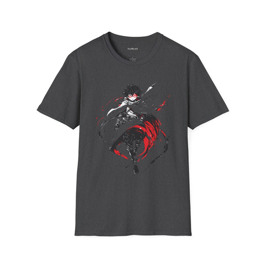 Mystic Manga Hero Unisex Softstyle T-Shirt 100% Cotton Graphic
