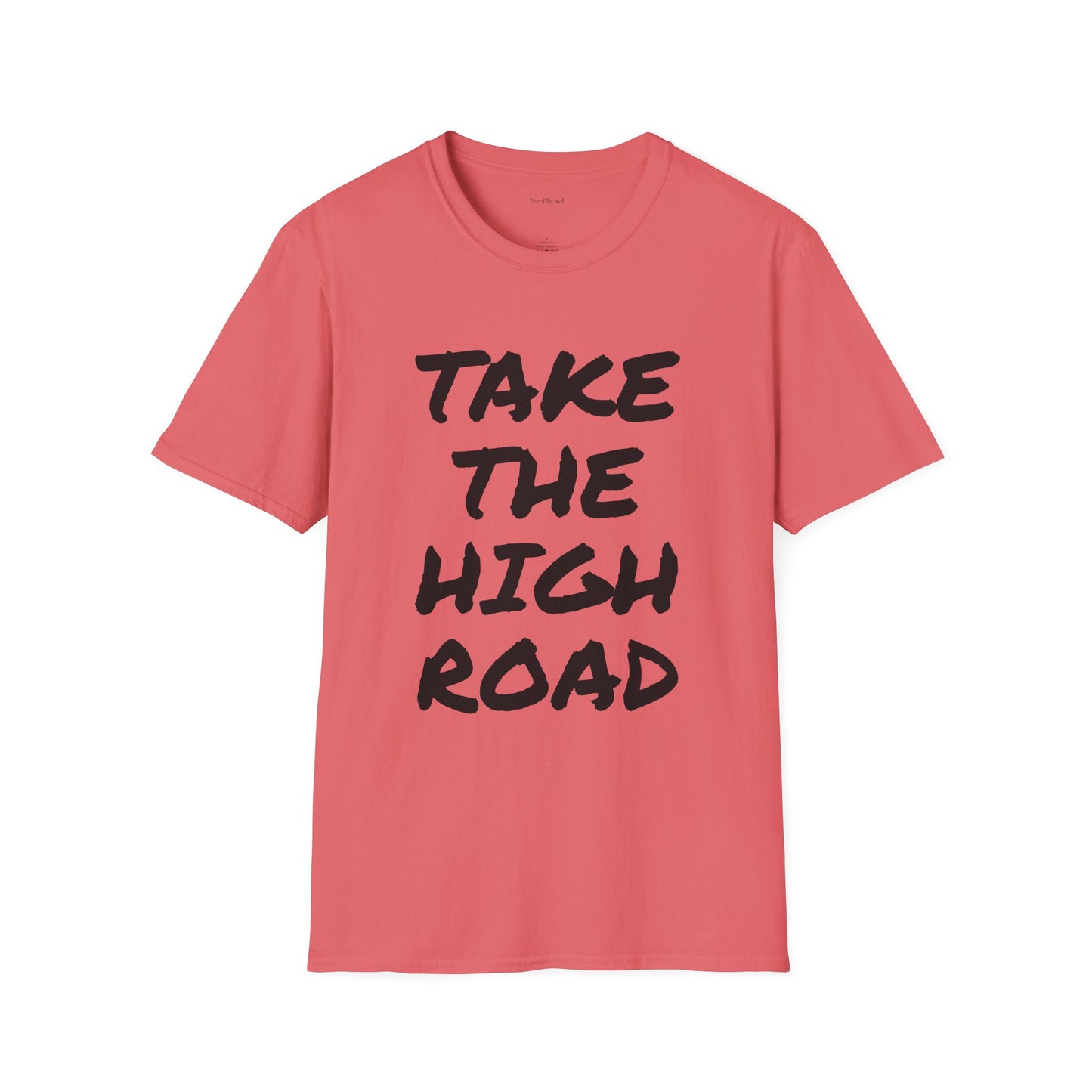 Take the High Road - Unisex Softstyle T-Shirt 100% Cotton Graphic