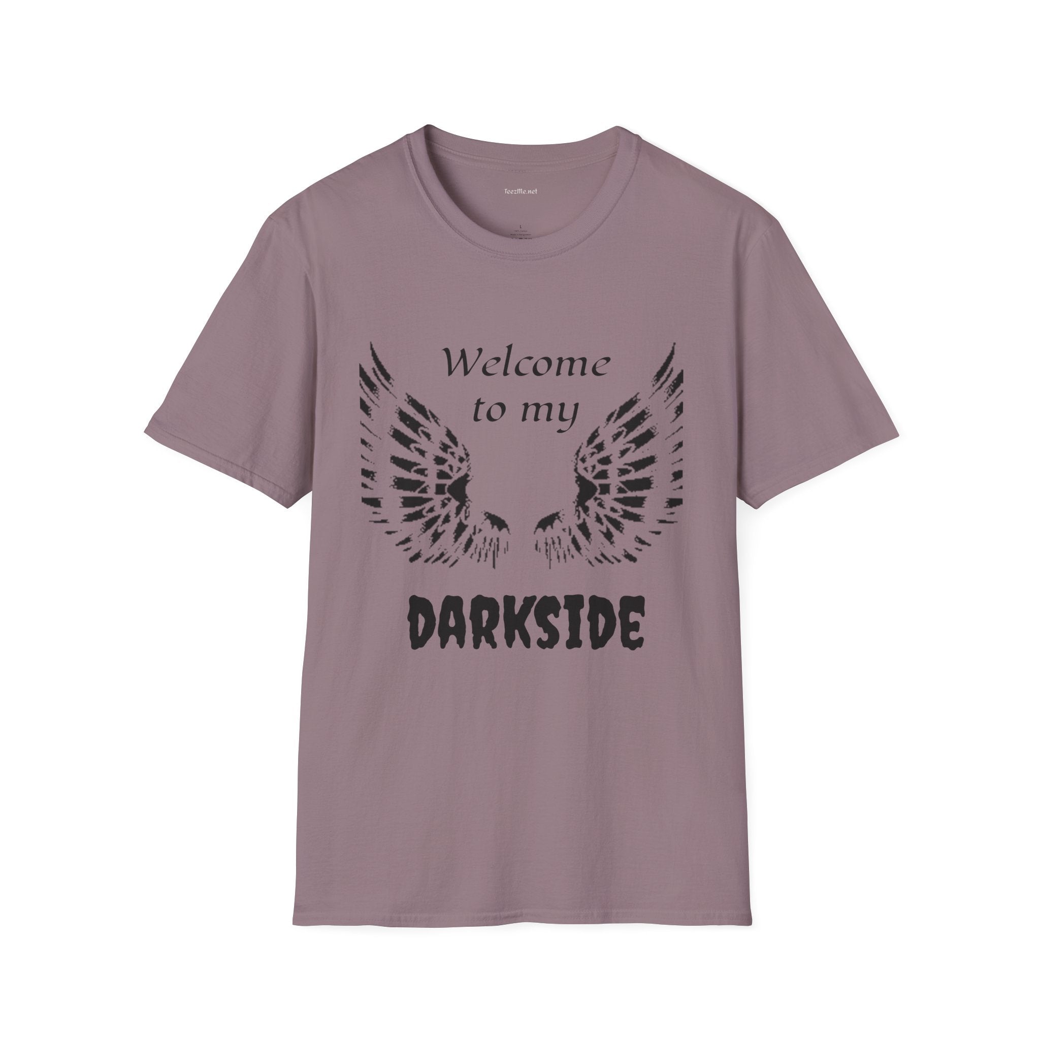 Welcome to my DARKSIDE - Unisex Softstyle T-Shirt 100% Cotton Graphic