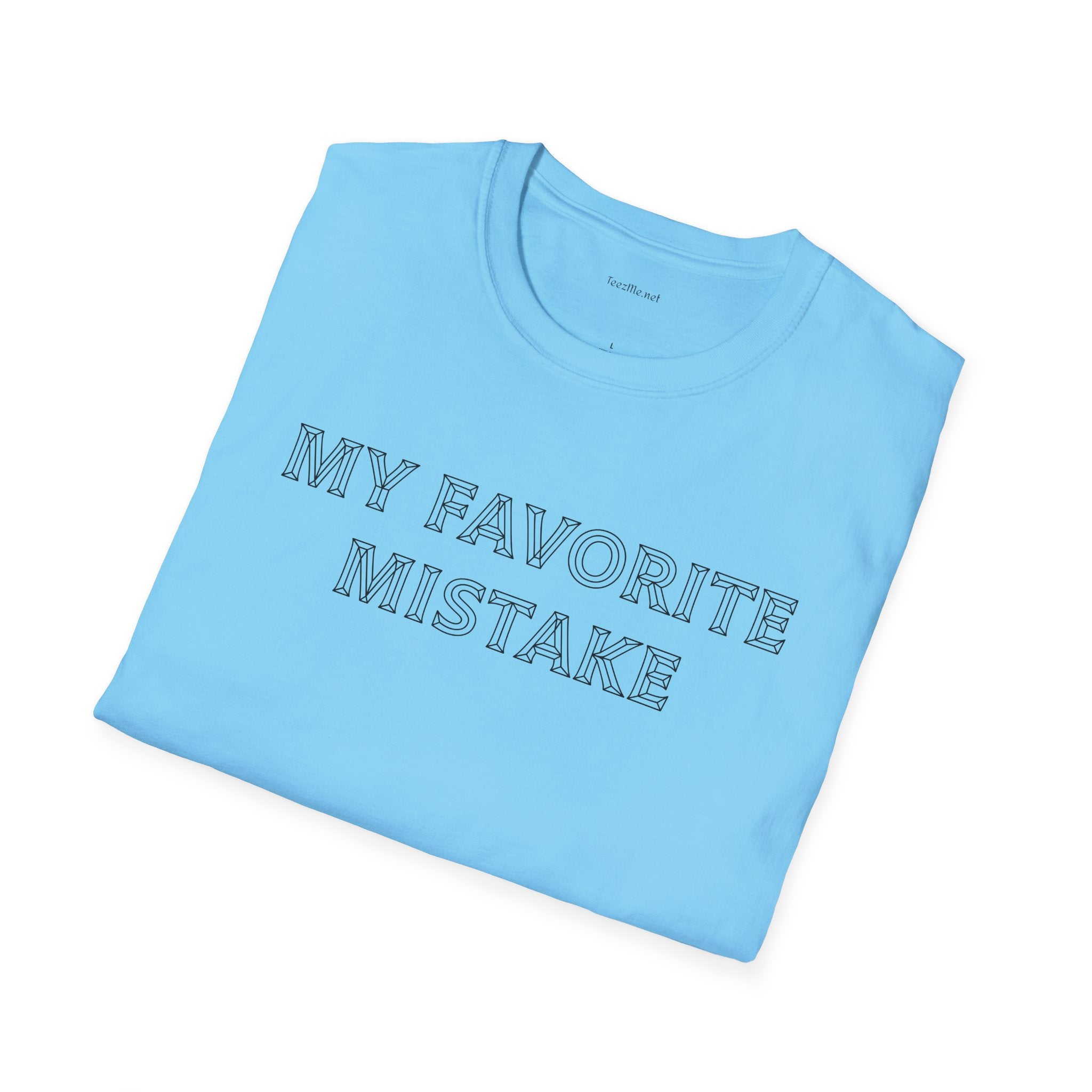 My favorite mistake - Unisex Softstyle T-Shirt 100% Cotton Graphic