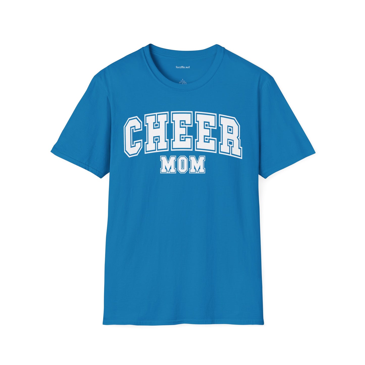 Cheer Mom Unisex Soft Style T-Shirt 100% Cotton Graphic