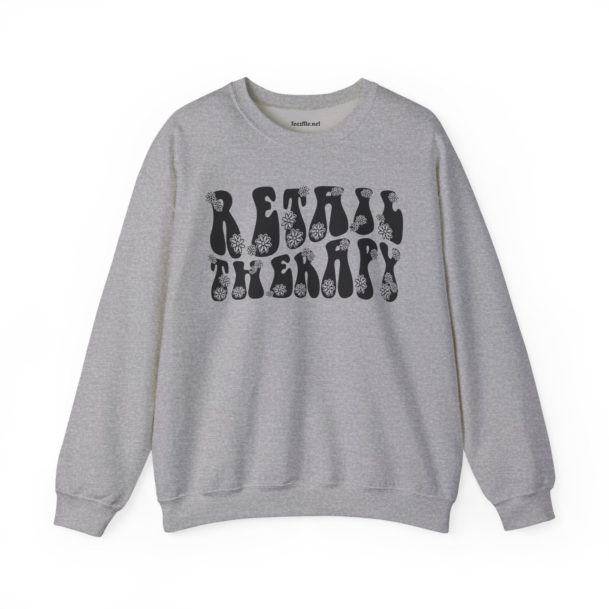 Retail Therapy Retro 01 Unisex Heavy Blend™ Crewneck Sweatshirt Graphic