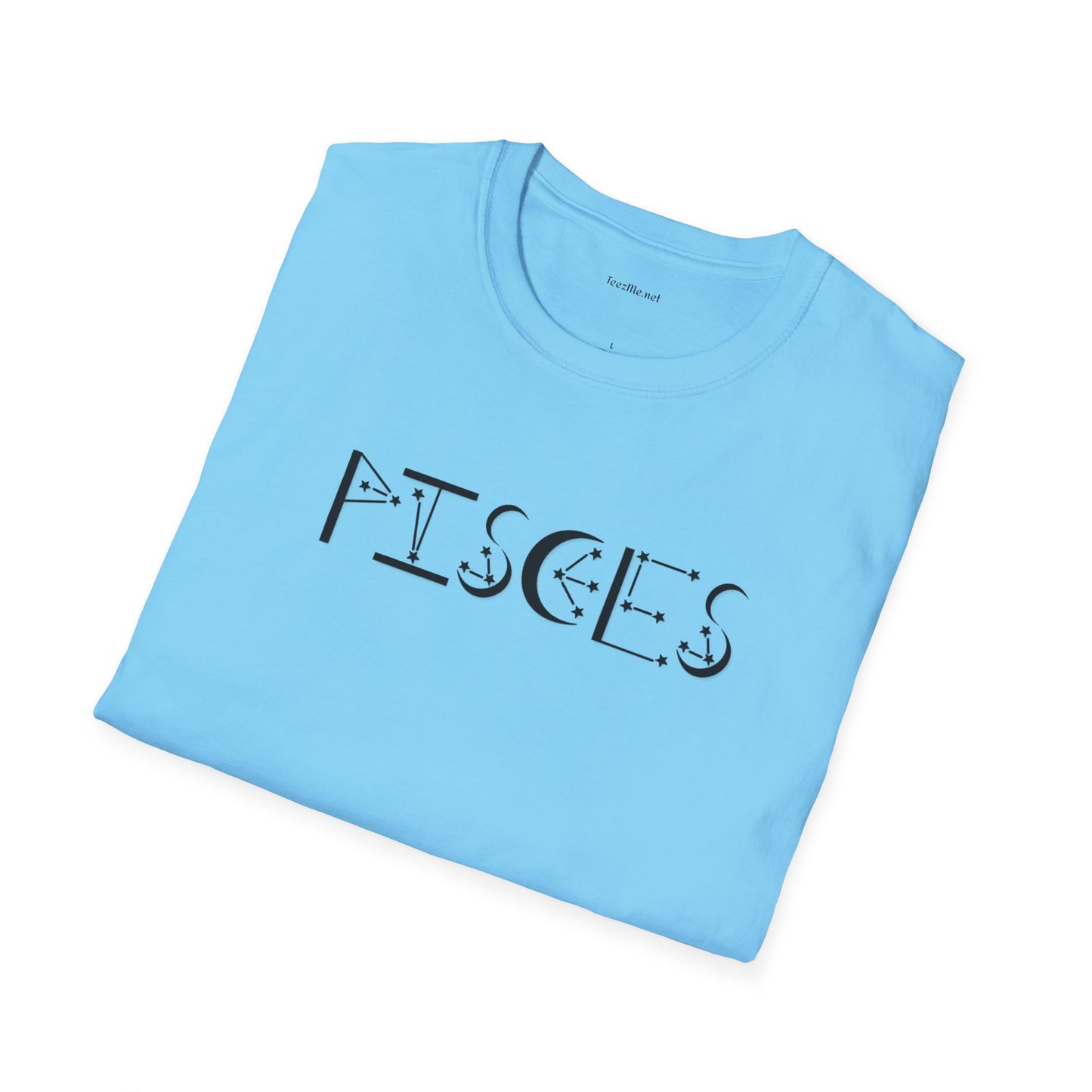 Pisces Zodiac - Unisex Softstyle T-Shirt 100% Cotton Graphic