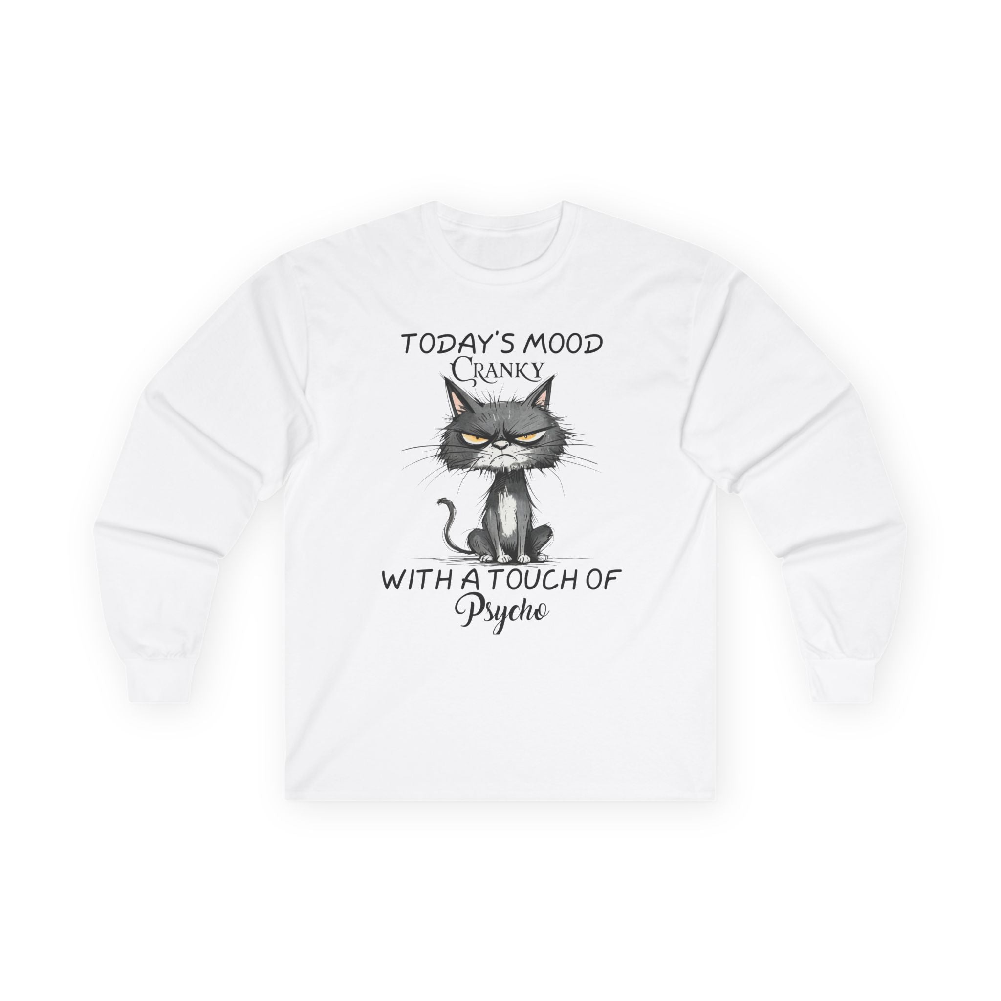 Today's Moody Cat Unisex Ultra Cotton Long Sleeve Tee