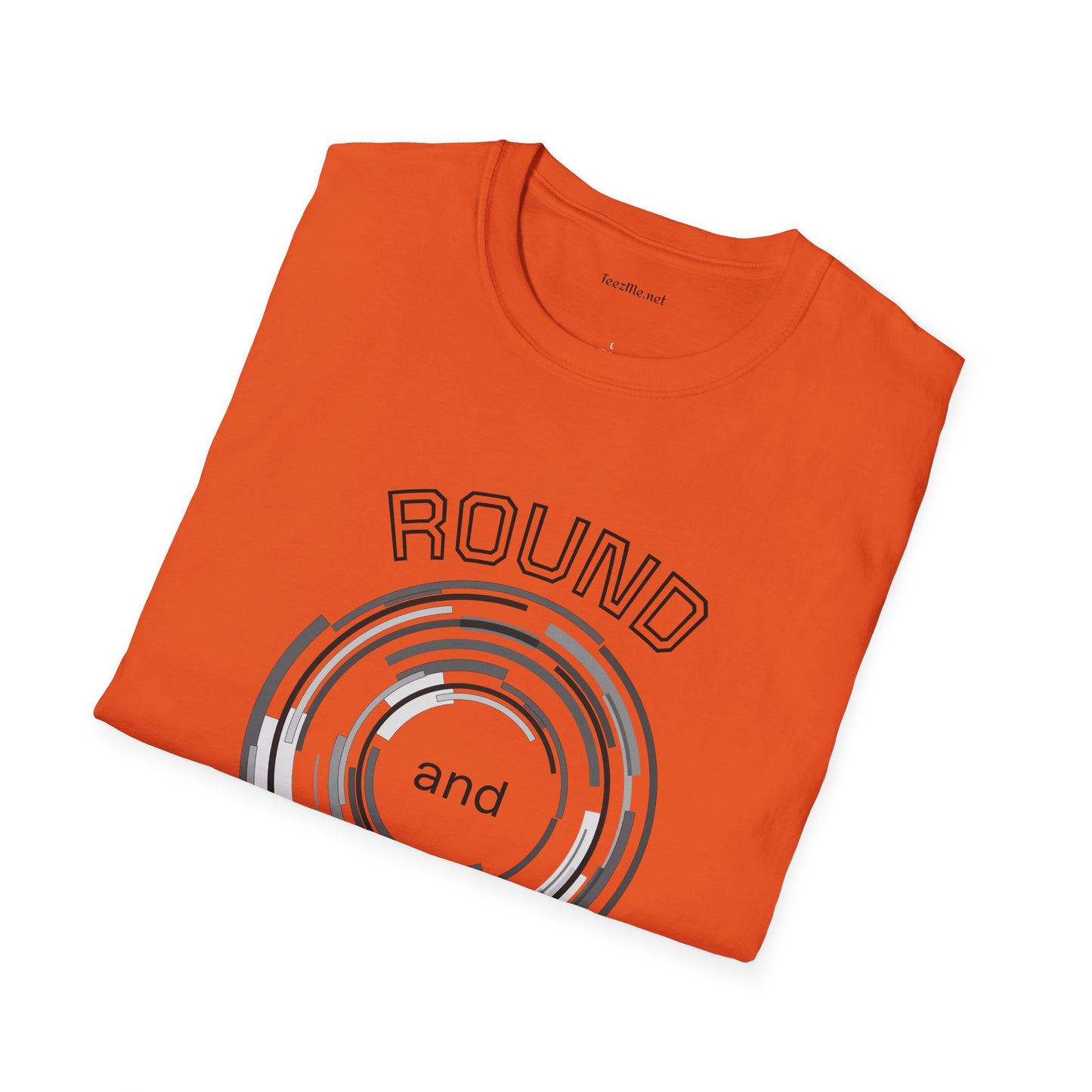 Round and Round - Unisex Softstyle T-Shirt 100% Cotton Graphic