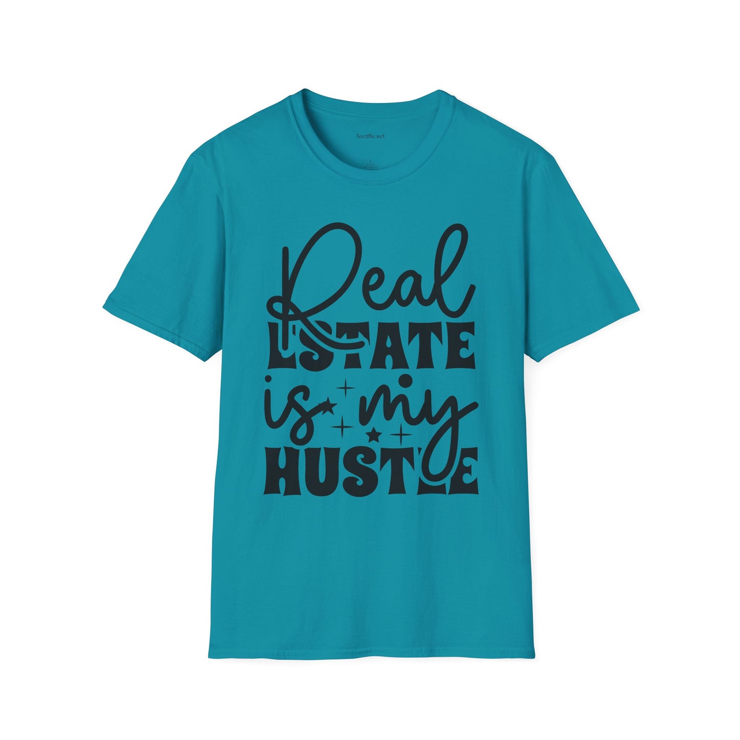 Real Estate is my Hustle Unisex Soft Style T-Shirt 100% Cotton Graphic