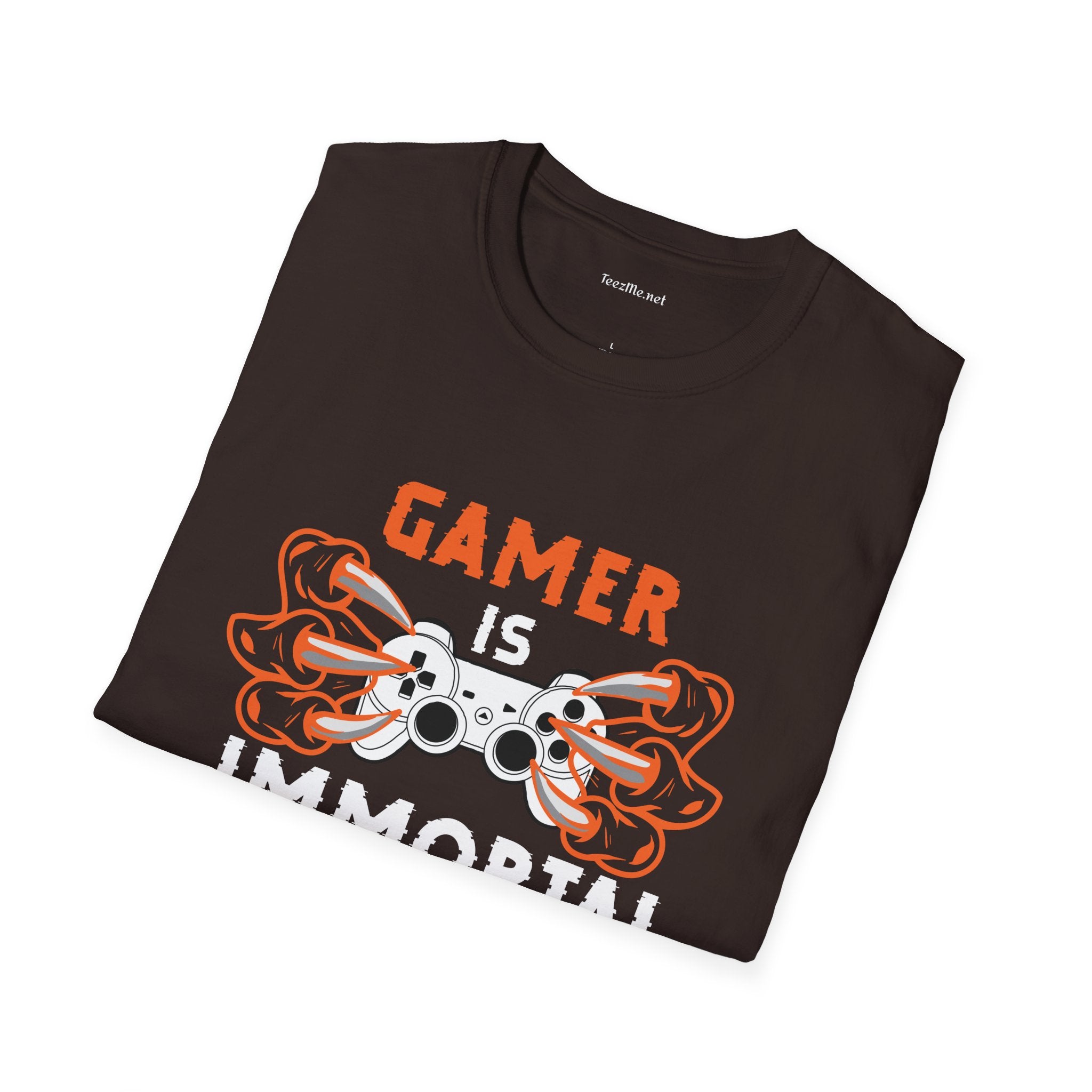 Gamer is Immortal 02 Unisex Softstyle T-Shirt 100% Cotton Graphic