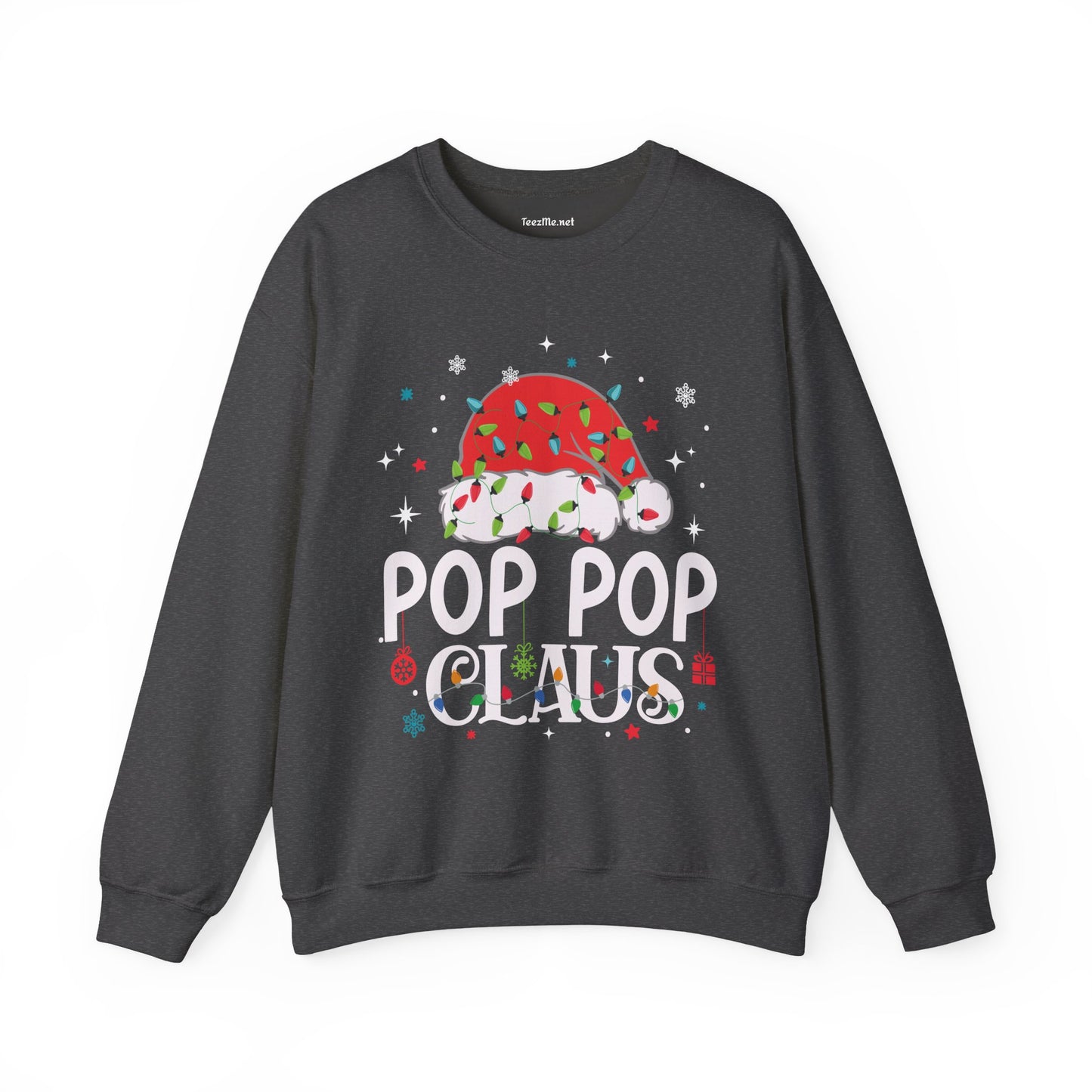 Christmas Pop Pop Unisex Heavy Blend™ Crewneck Sweatshirt