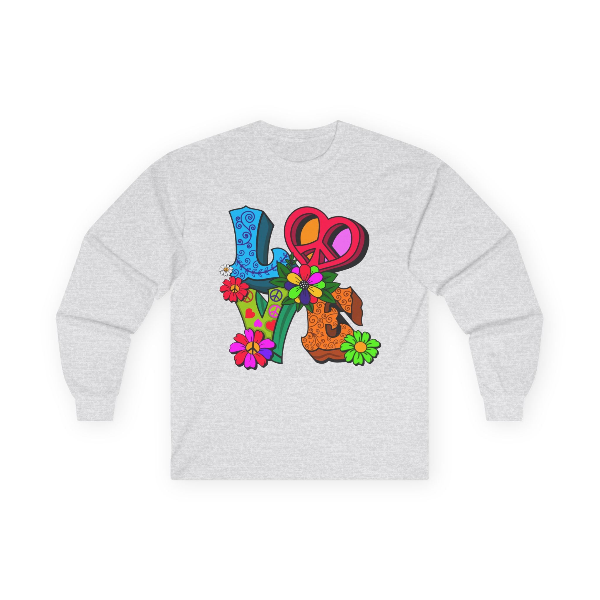 Love Peace Unisex Ultra Cotton Long Sleeve Tee