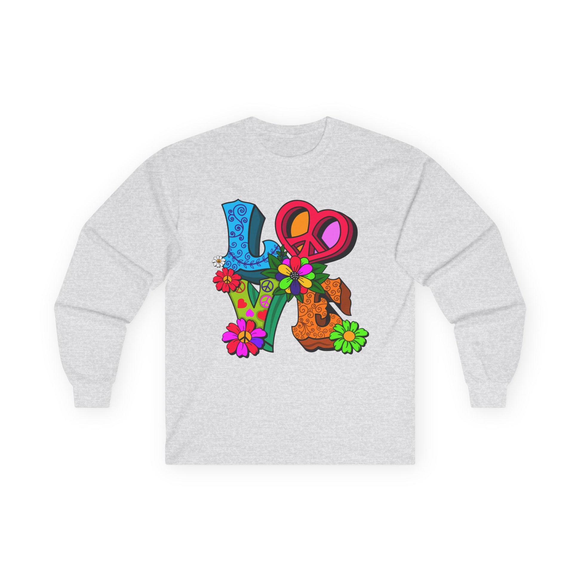 Love Peace Unisex Ultra Cotton Long Sleeve Tee