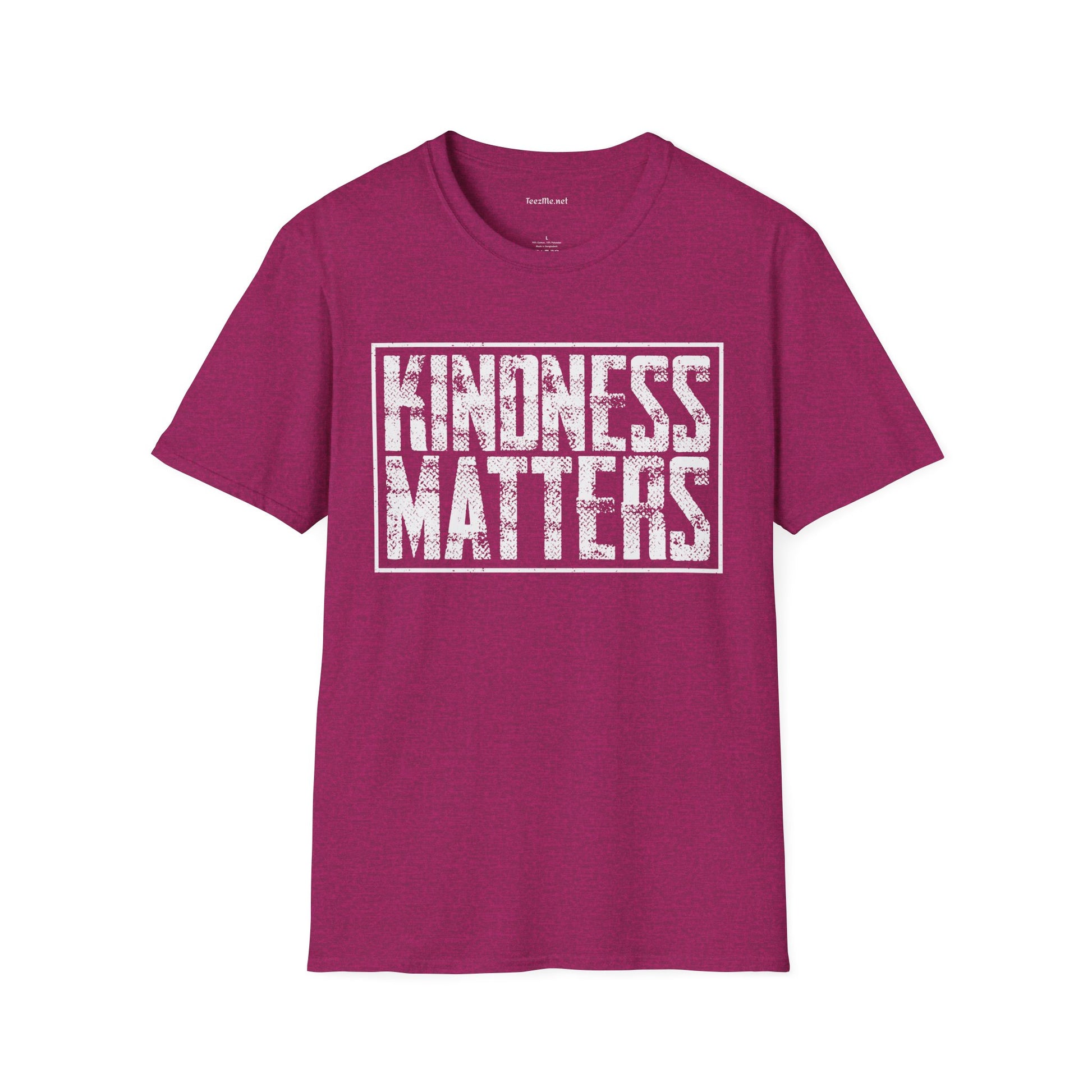 Kindness Matters 2 Unisex Soft Style T-Shirt 100% Cotton Graphic