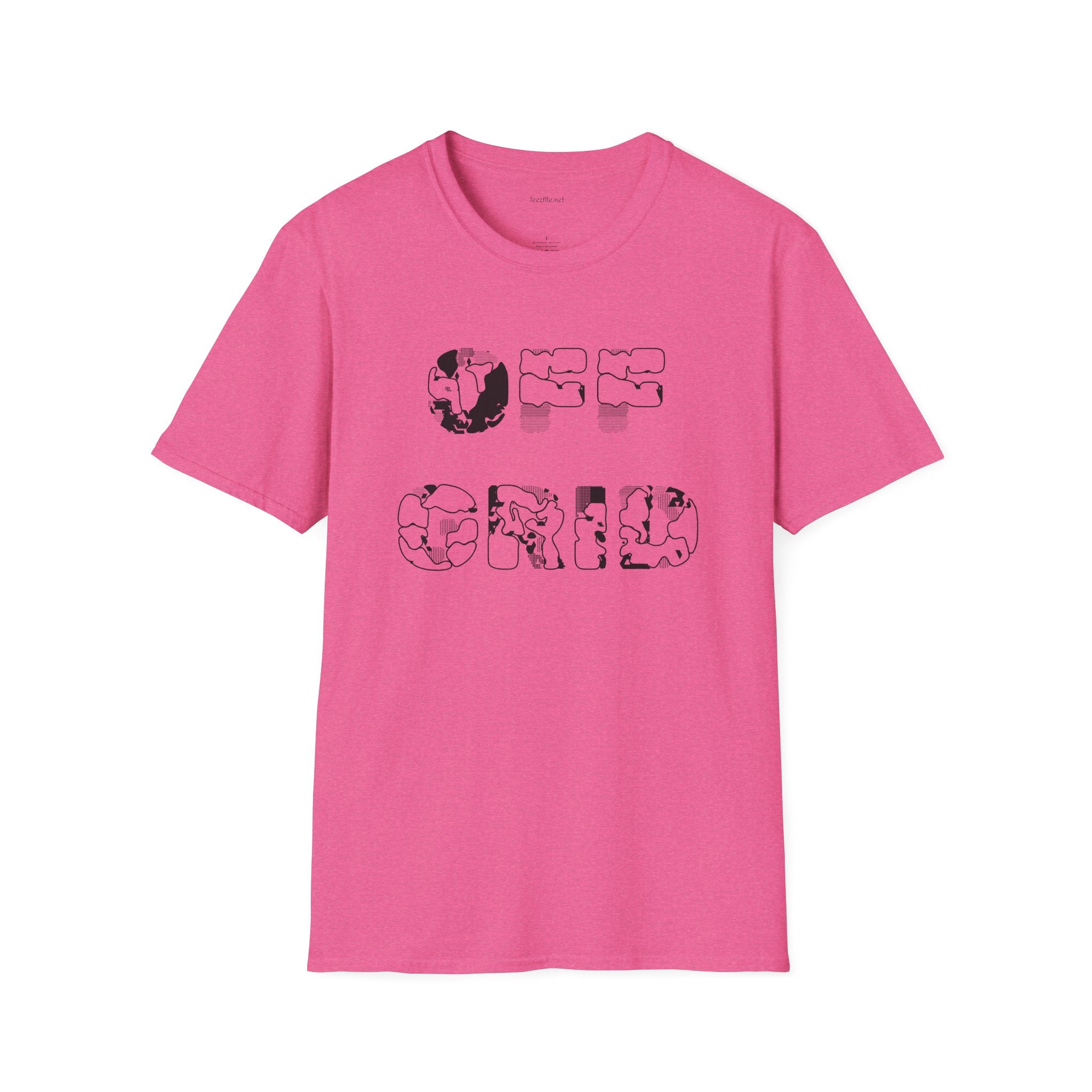 OFF GRID - Unisex Softstyle T-Shirt 100% Cotton Graphic