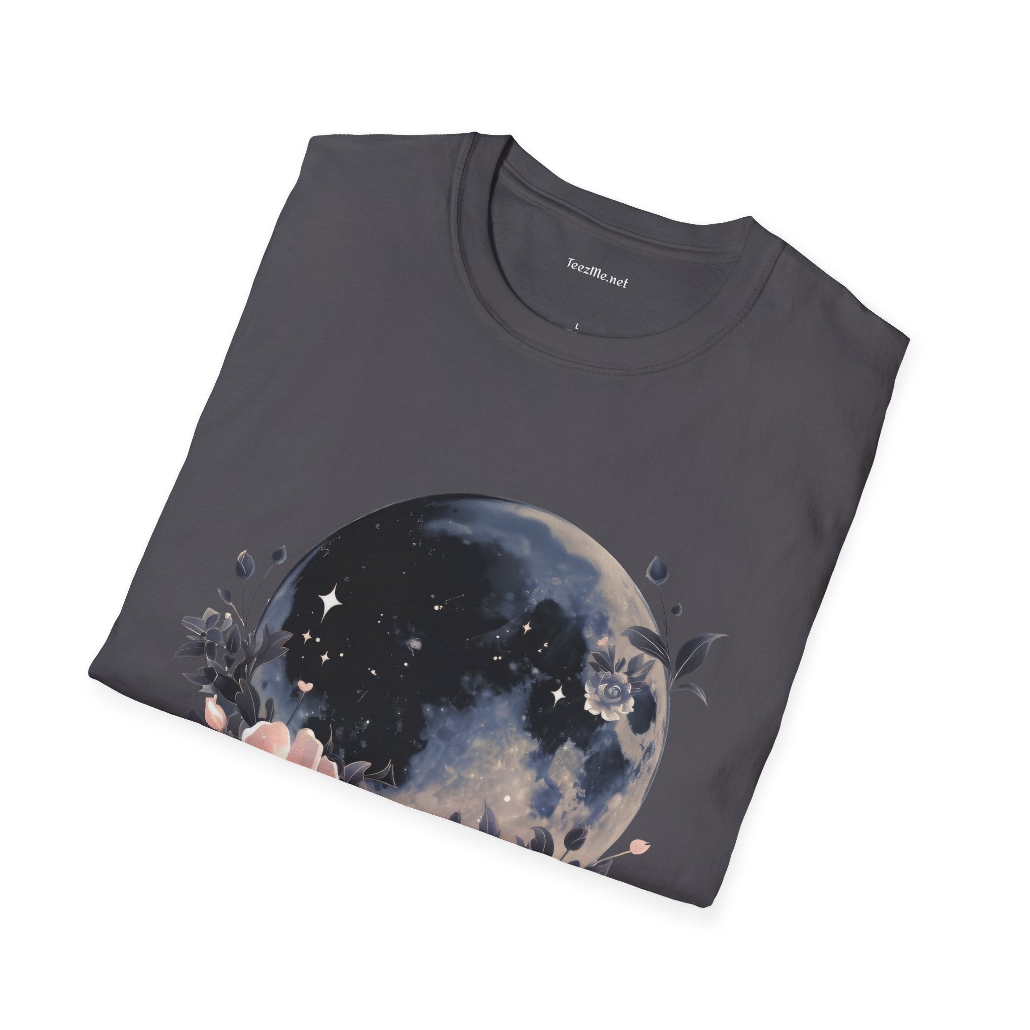 BOHO Black Moon - Unisex Softstyle T-Shirt 100% Cotton Graphic
