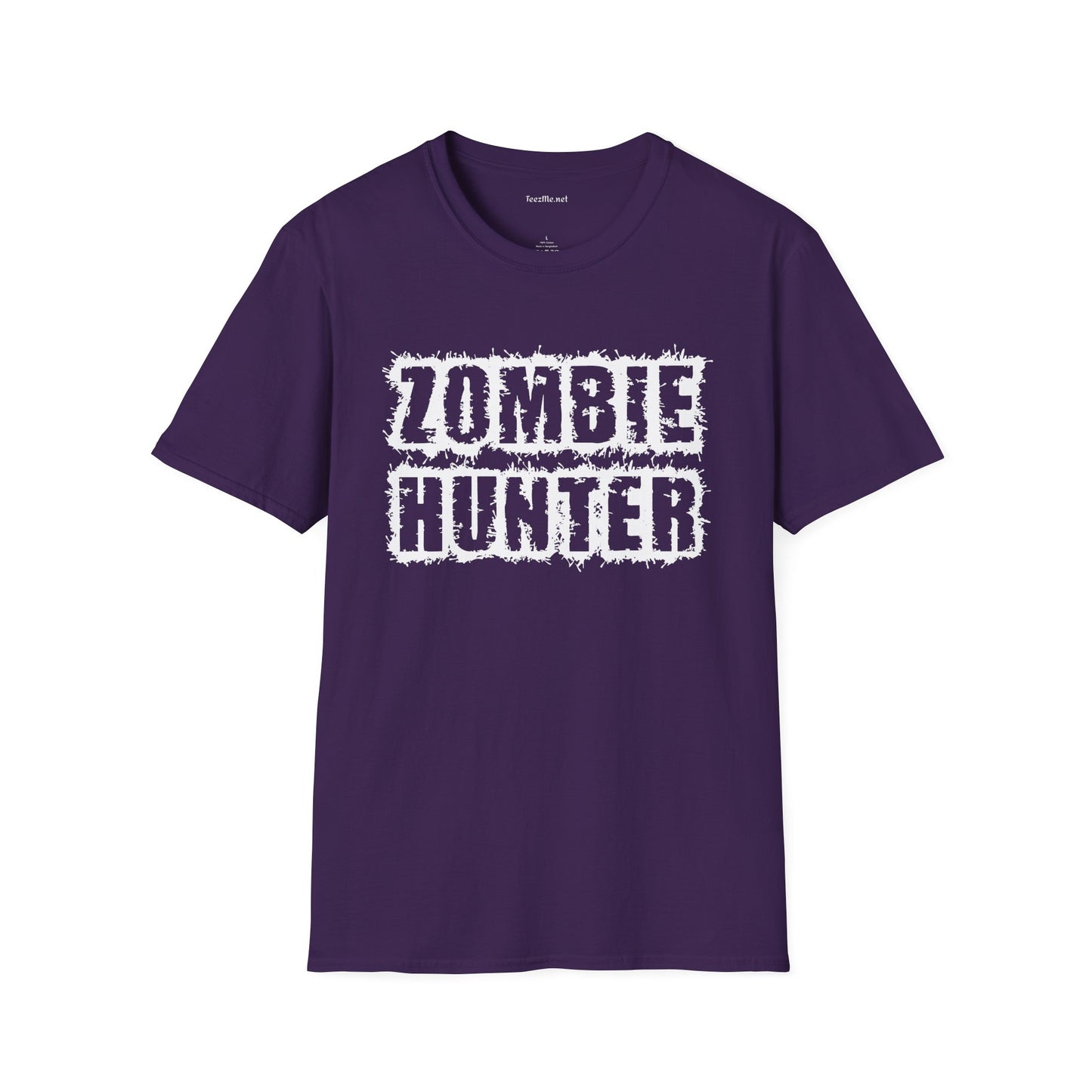 Zombie Hunter Unisex Softstyle T-Shirt 100% Cotton Graphic