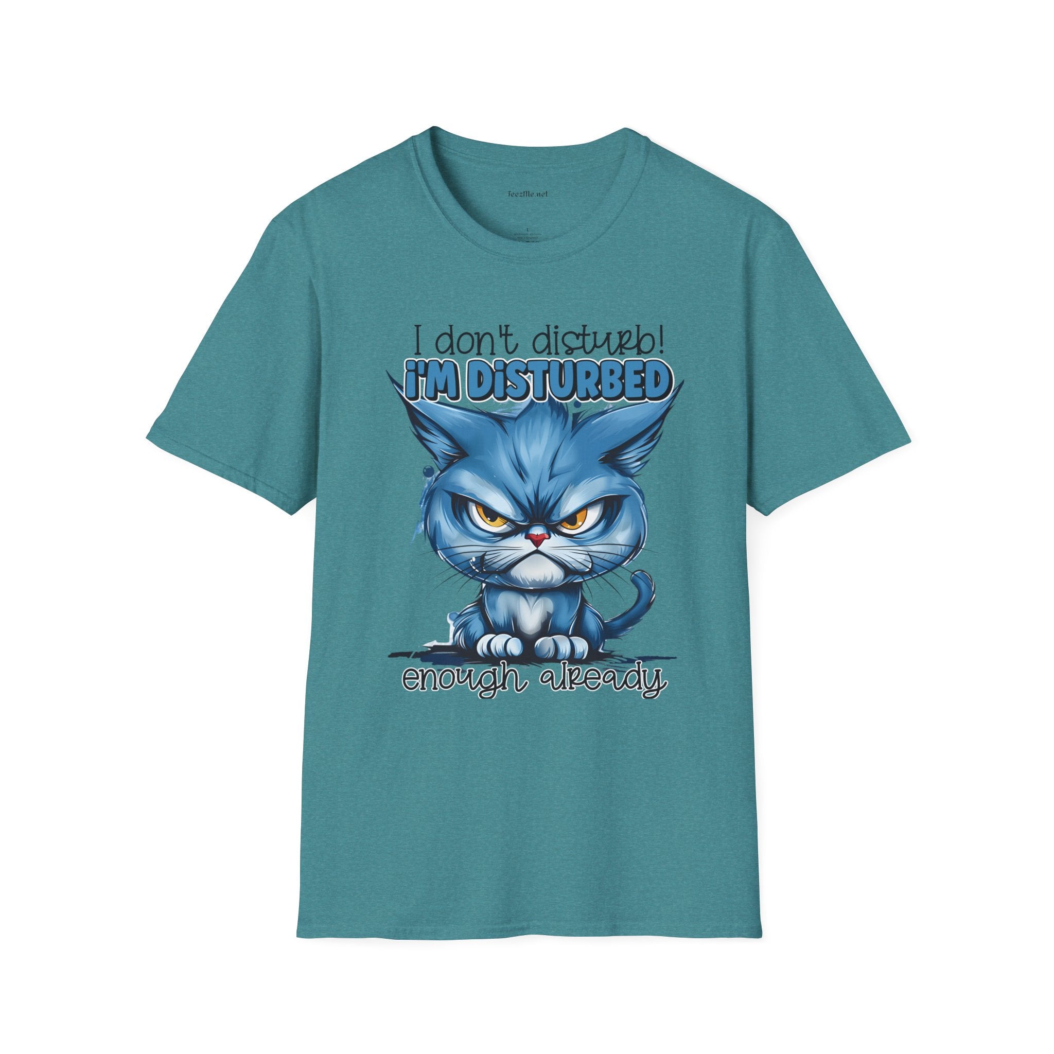 I don't Disturb Unisex Softstyle T-Shirt 100% Cotton Graphic