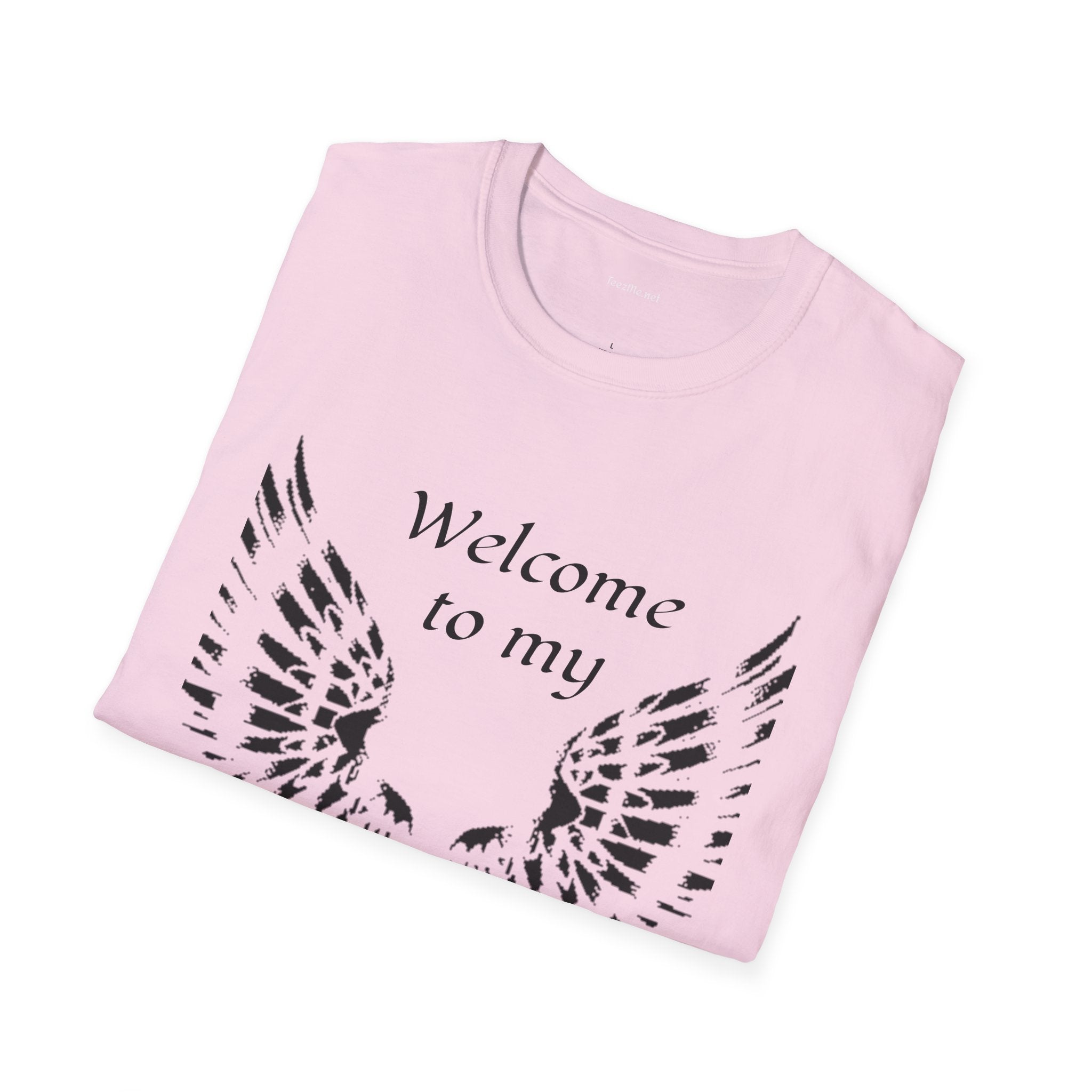 Welcome to my DARKSIDE - Unisex Softstyle T-Shirt 100% Cotton Graphic