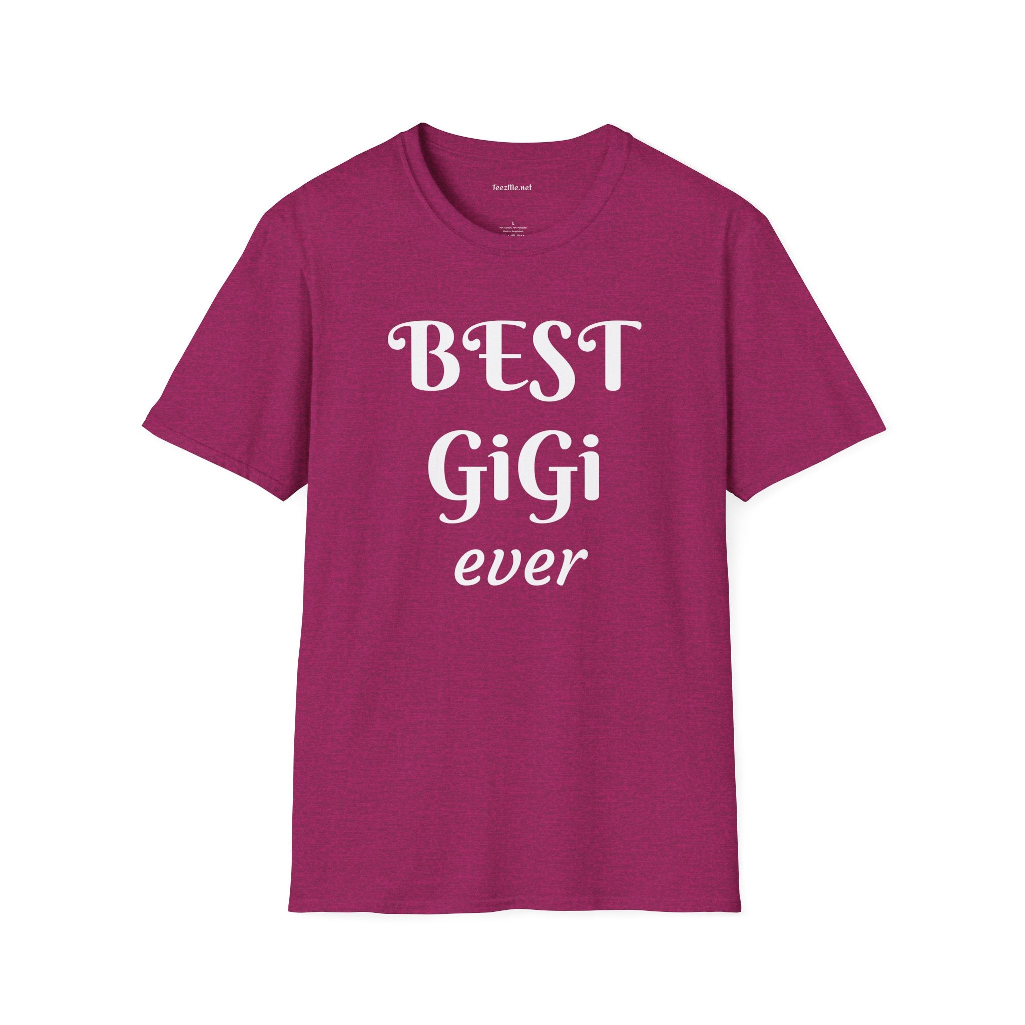 Best GiGi ever - Unisex Softstyle T-Shirt 100% Cotton Graphic