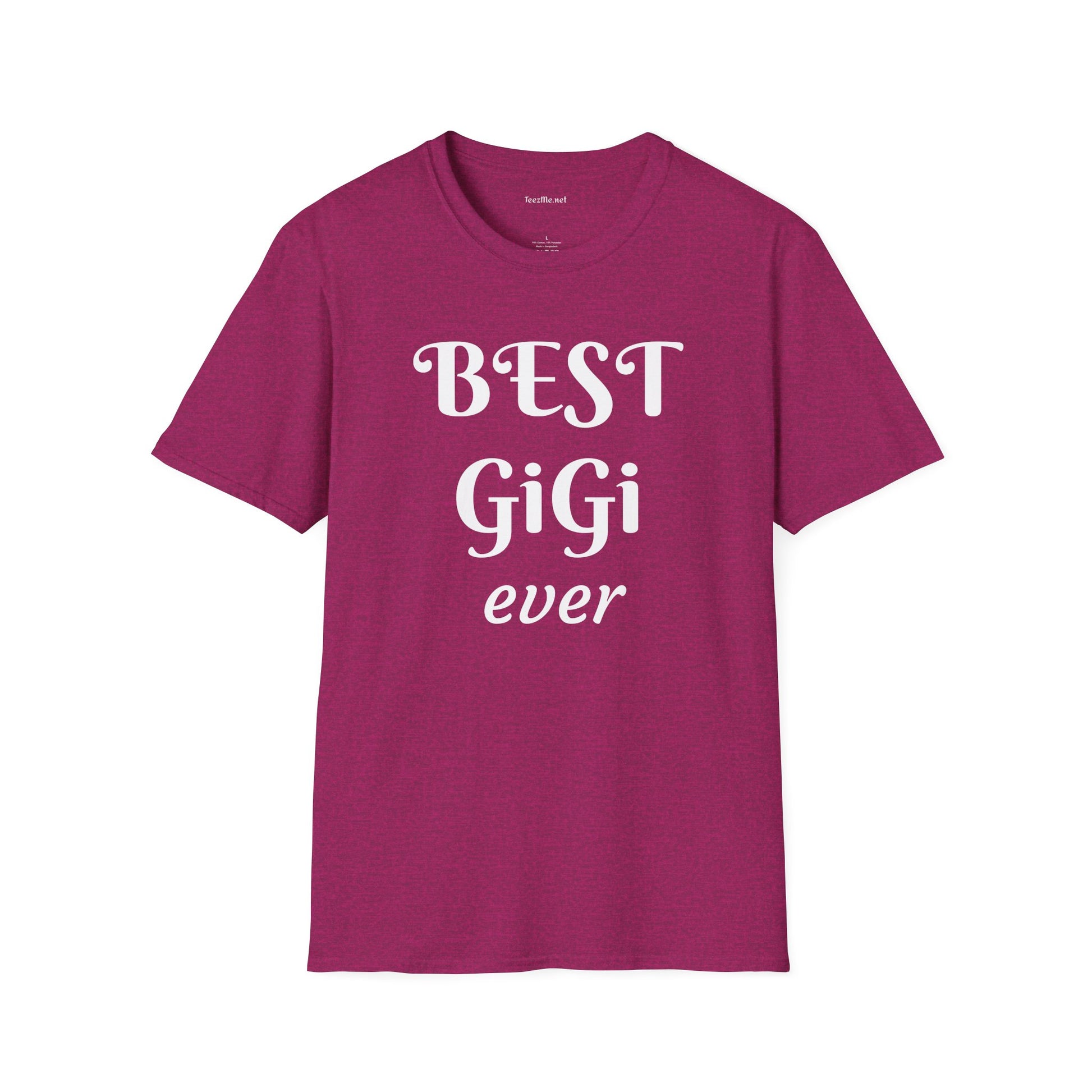 Best GiGi ever - Unisex Softstyle T-Shirt 100% Cotton Graphic