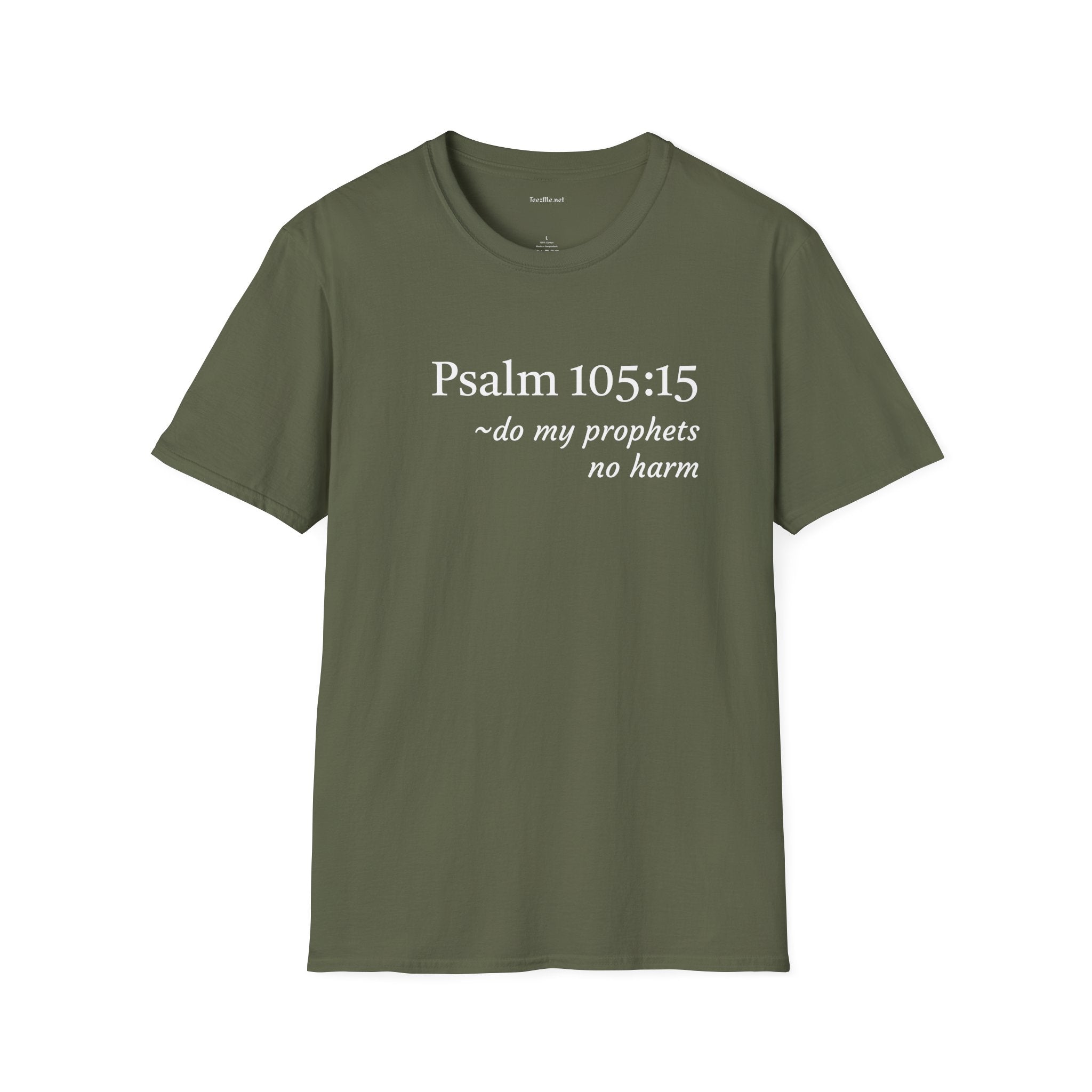 Psalm 105:15 - Unisex Softstyle T-Shirt 100% Cotton Graphic