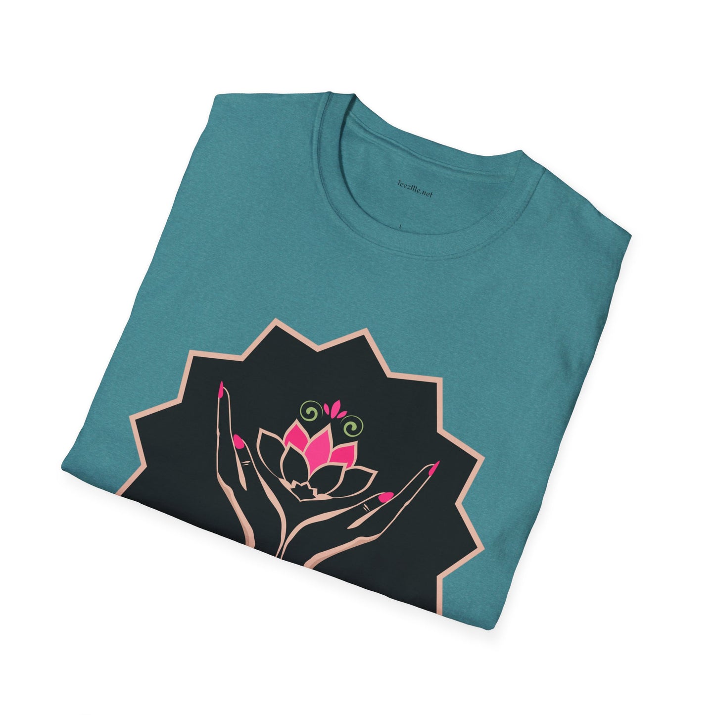 Pink Lotus - Unisex Softstyle T-Shirt 100% Cotton Graphic