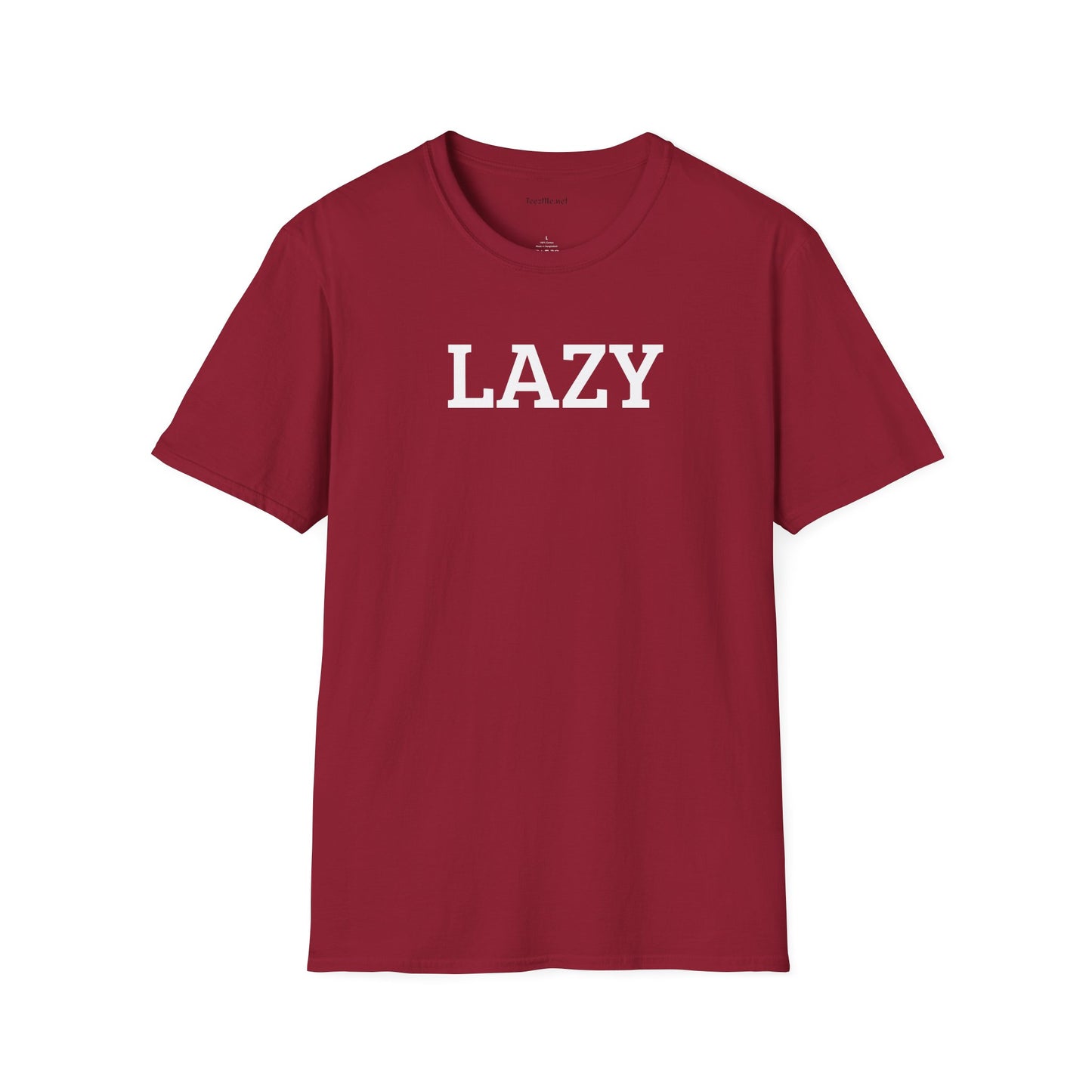 LAZY - Unisex Softstyle T-Shirt 100% Cotton Graphic