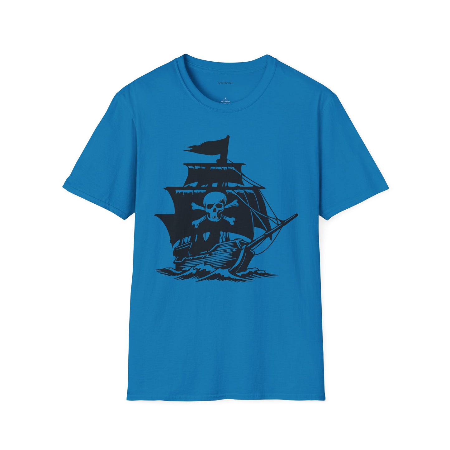 Pirate Ship  - Unisex Softstyle T-Shirt 100% Cotton Graphic