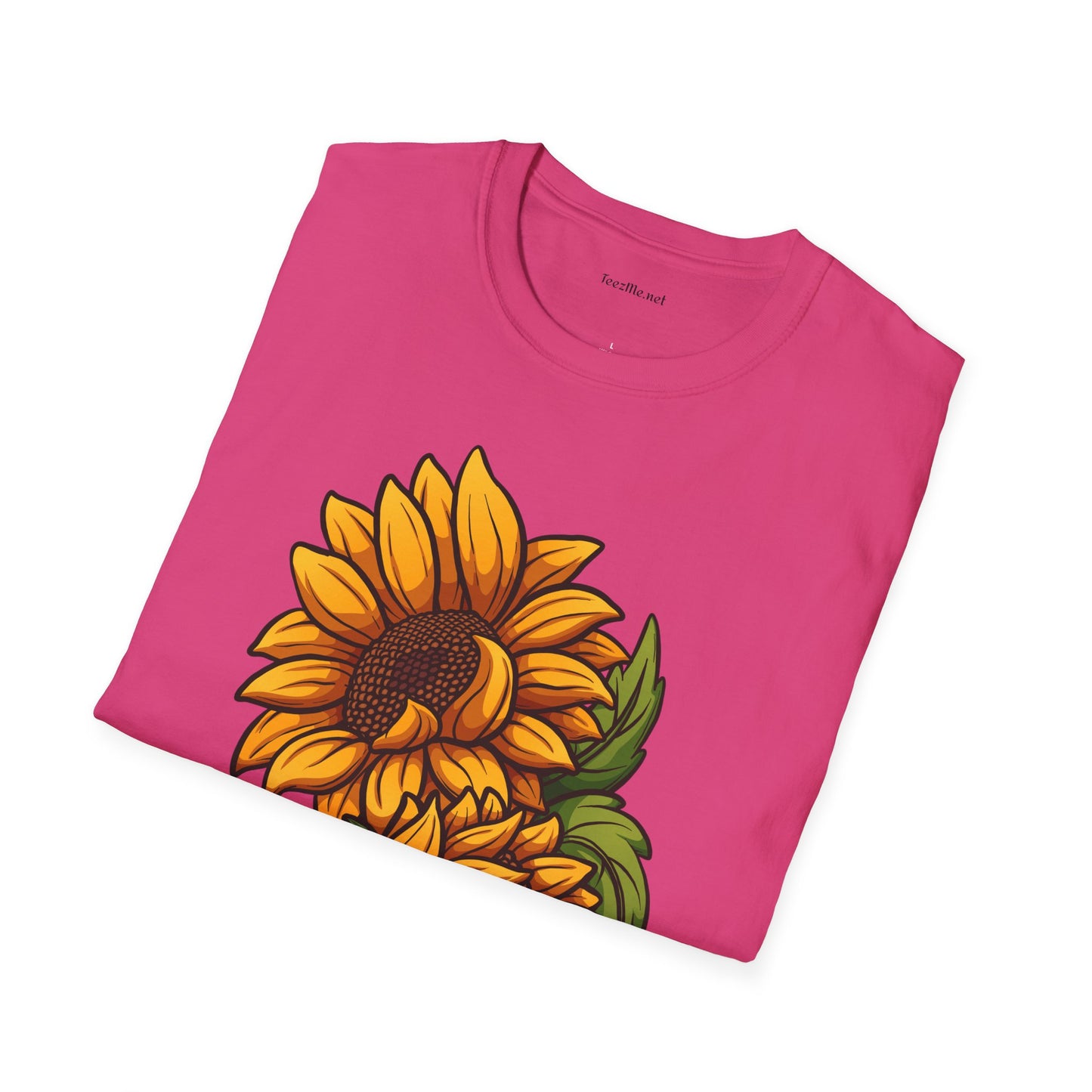 Sunflower (image) - Unisex Softstyle T-Shirt 100% Cotton Graphic