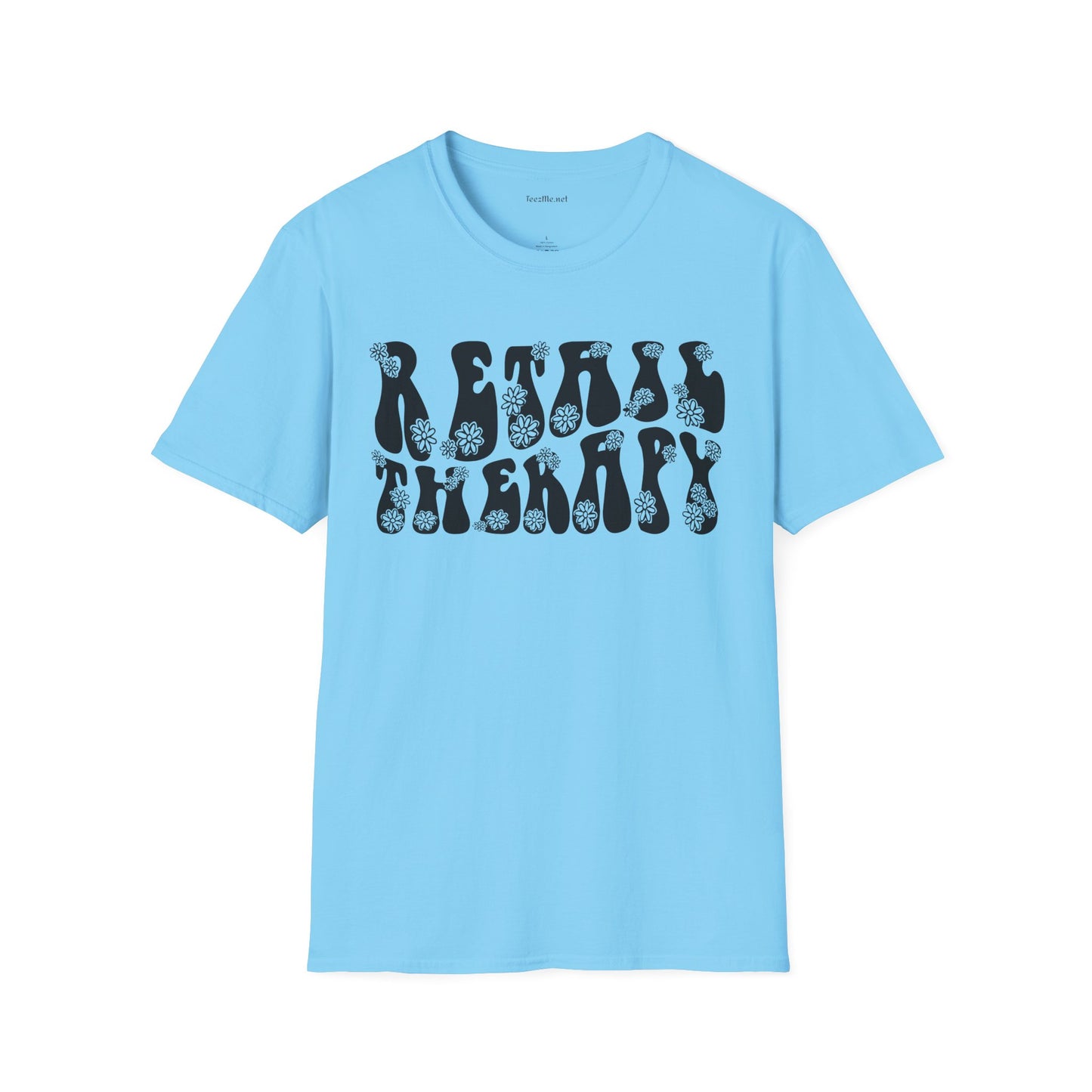 Retail Therapy Retro Unisex Softstyle T-Shirt 100% Cotton Graphic