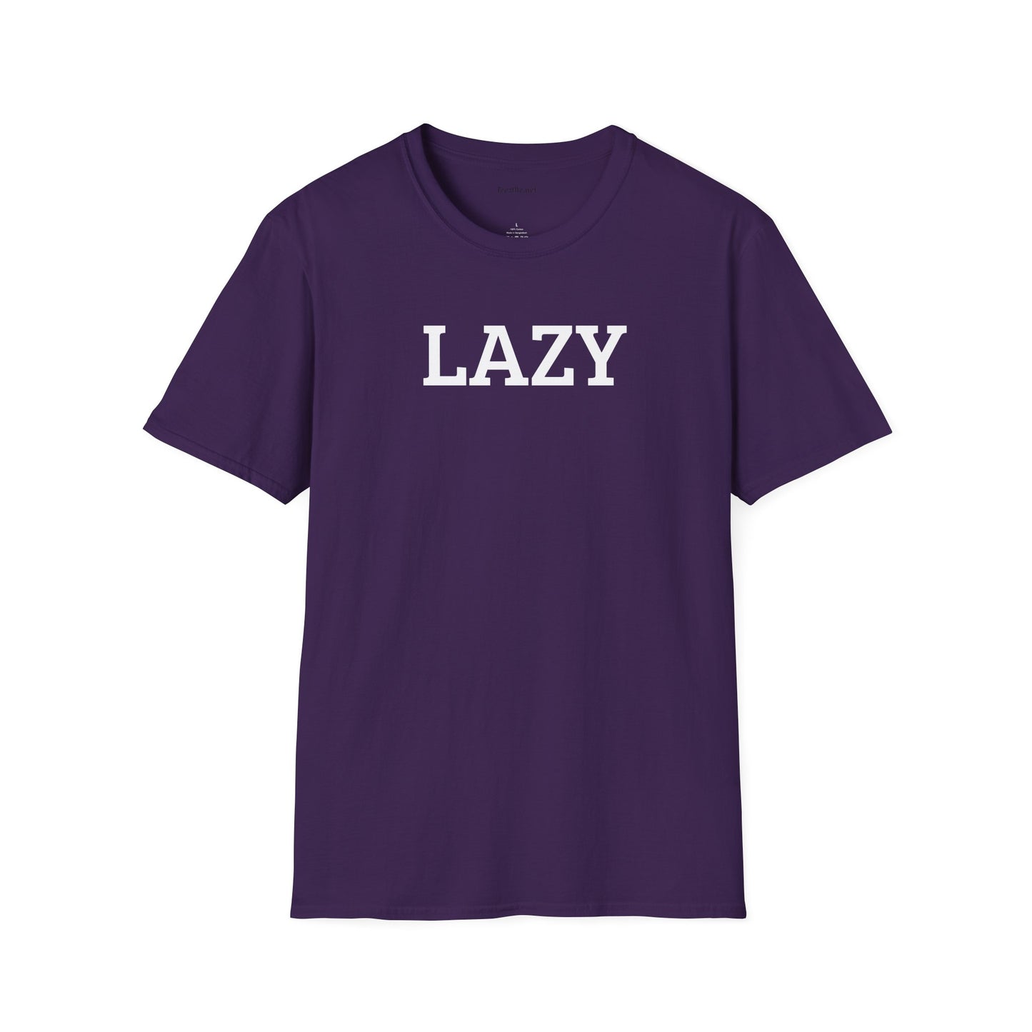 LAZY - Unisex Softstyle T-Shirt 100% Cotton Graphic