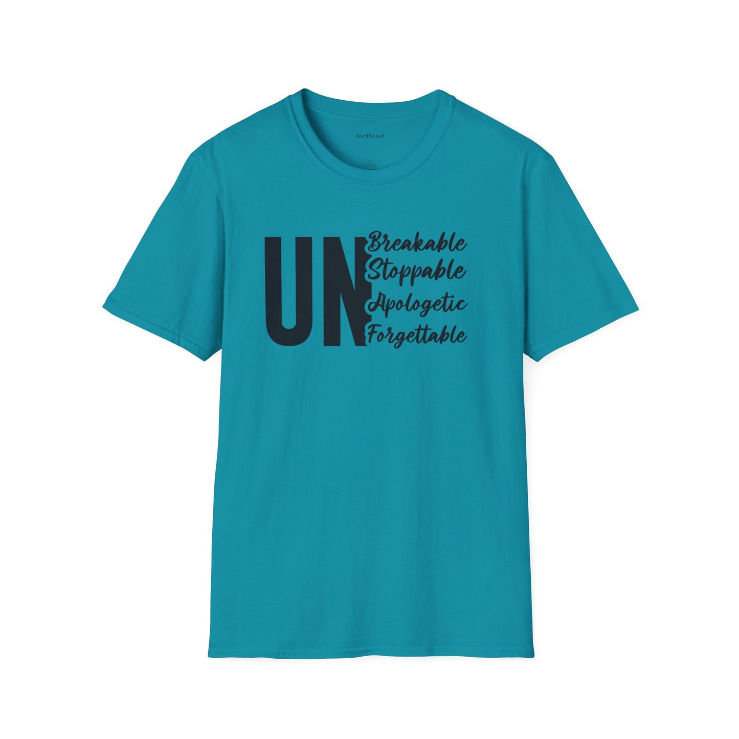 UnBreakable UnStoppable Unisex Soft Style T-Shirt 100% Cotton Graphic