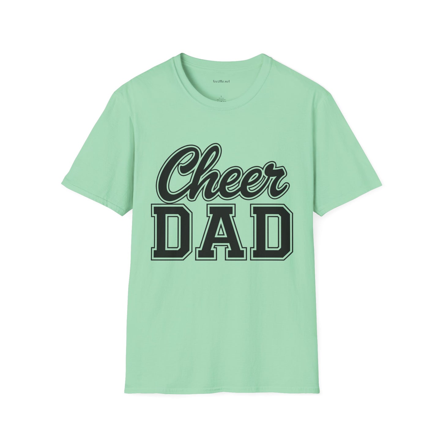 Cheer Dad Unisex Soft Style T-Shirt 100% Cotton Graphic