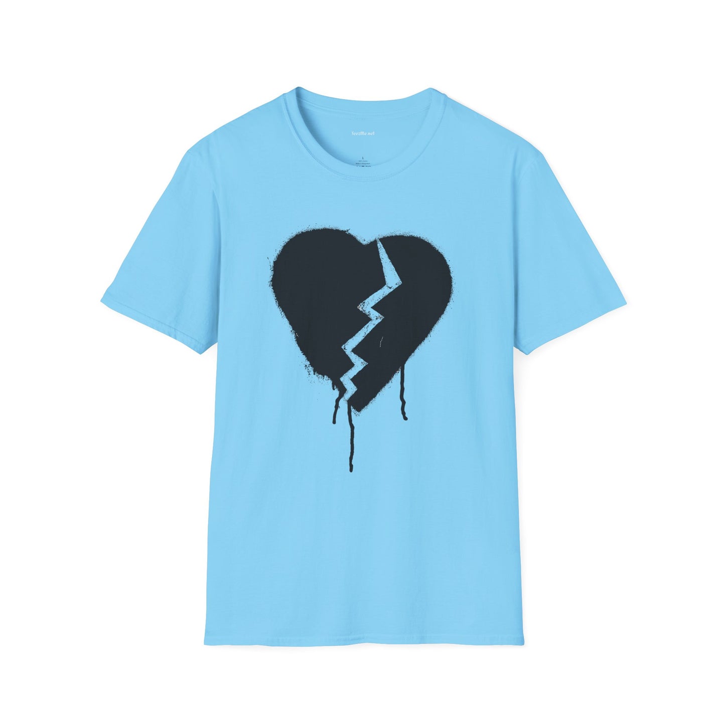 Broken Heart  - Unisex Softstyle T-Shirt 100% Cotton Graphic