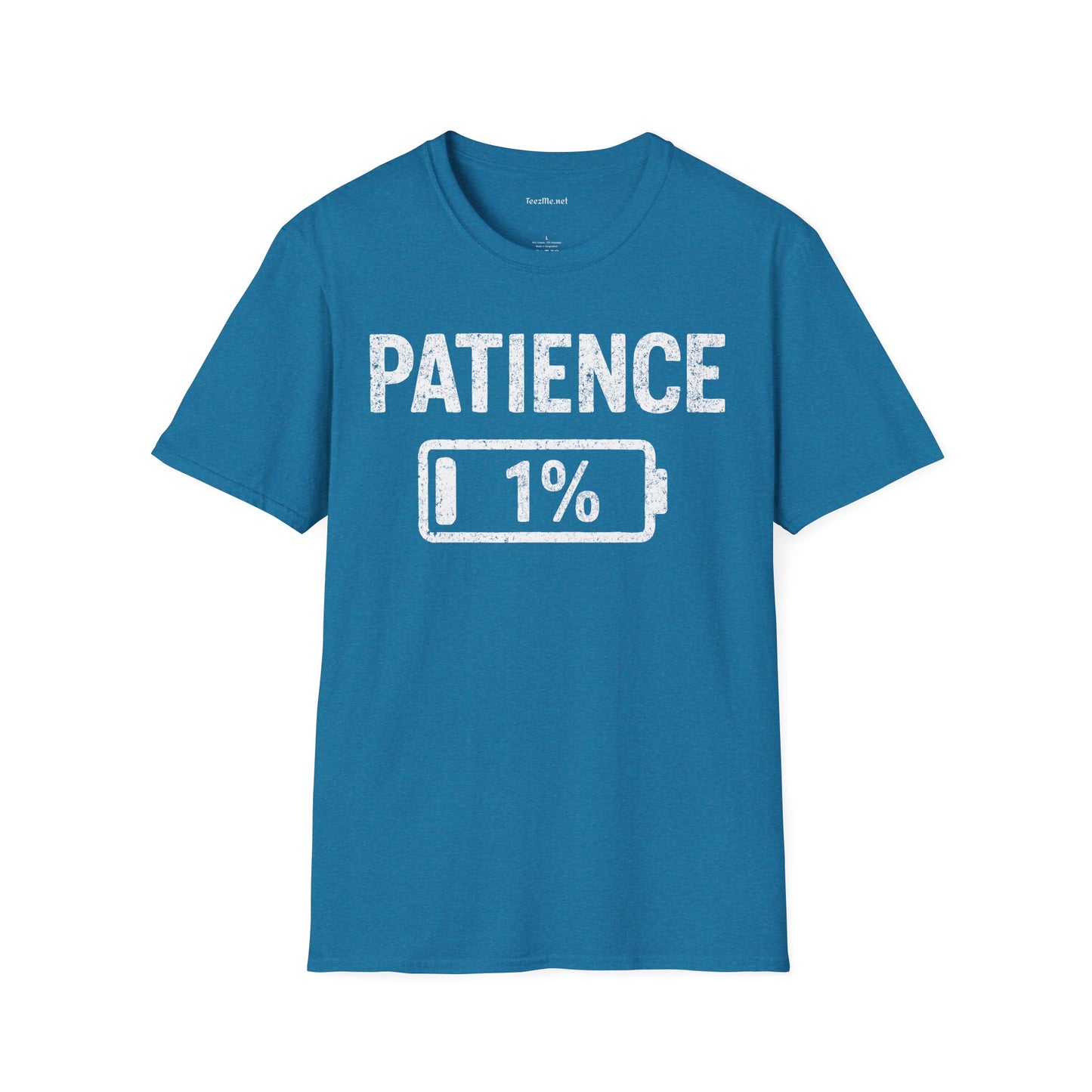 Patience 1% Unisex Softstyle T-Shirt 100% Cotton