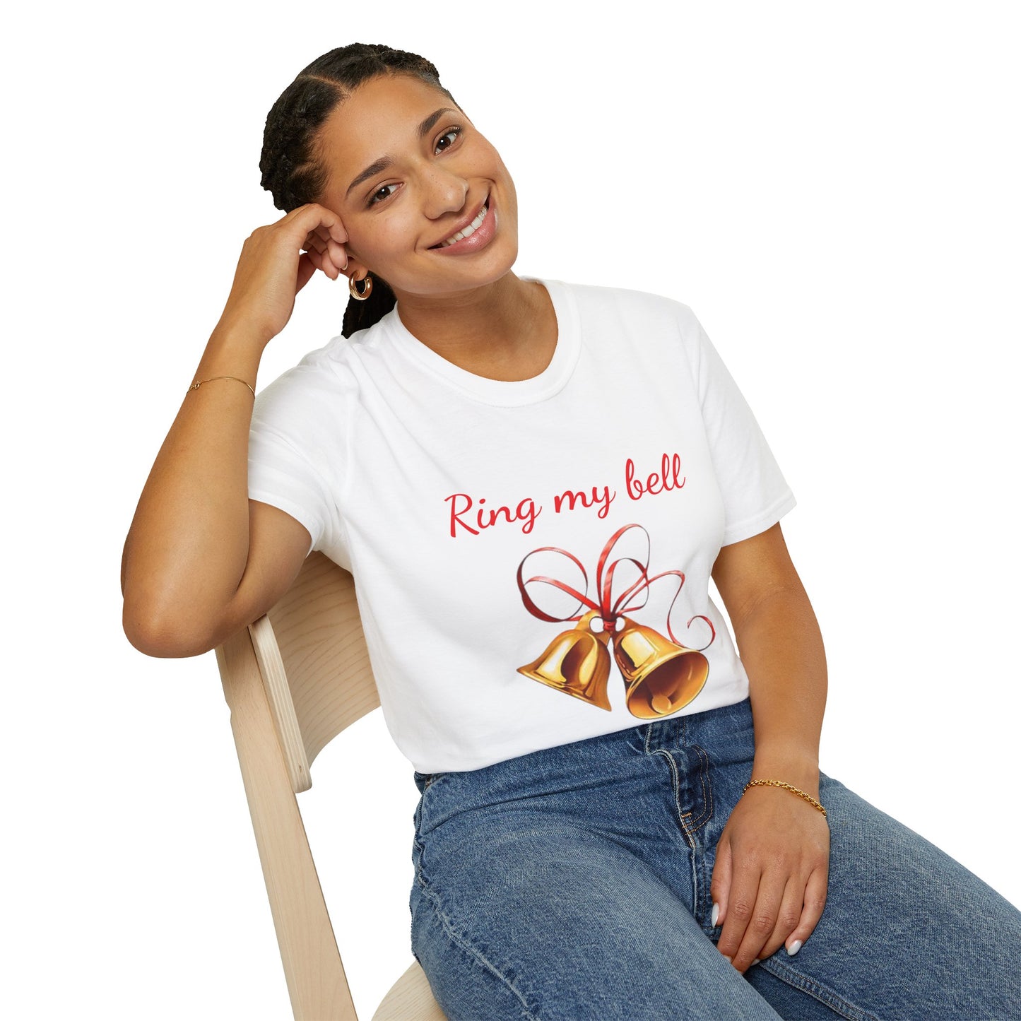 Ring my bell - Unisex Softstyle T-Shirt 100% Cotton Graphic
