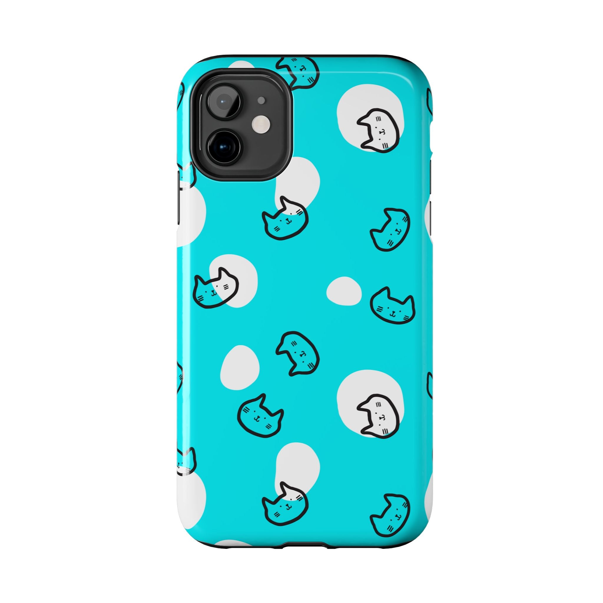 Cute Cat Pattern Cell Phone Case Tough Phone Cases